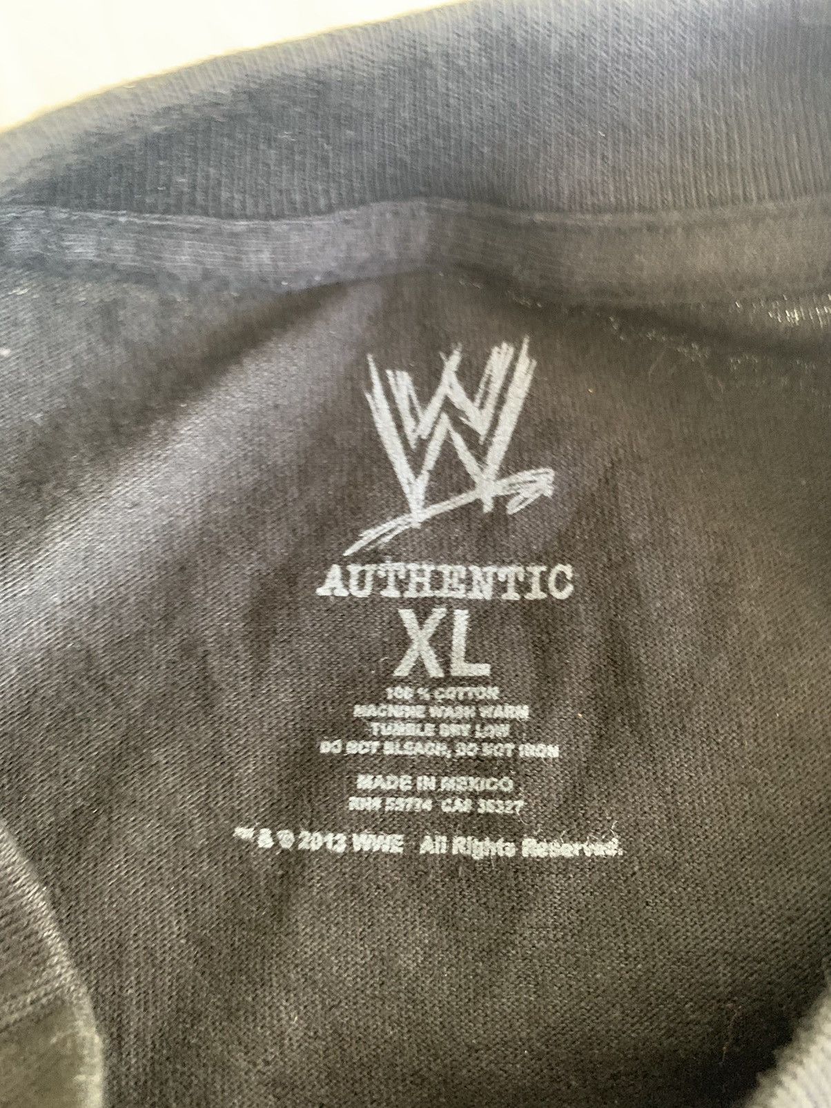 WWE × WWF The Rock 2013 WWE Shirt Size US XL / EU 56 / 4 - 4 Thumbnail