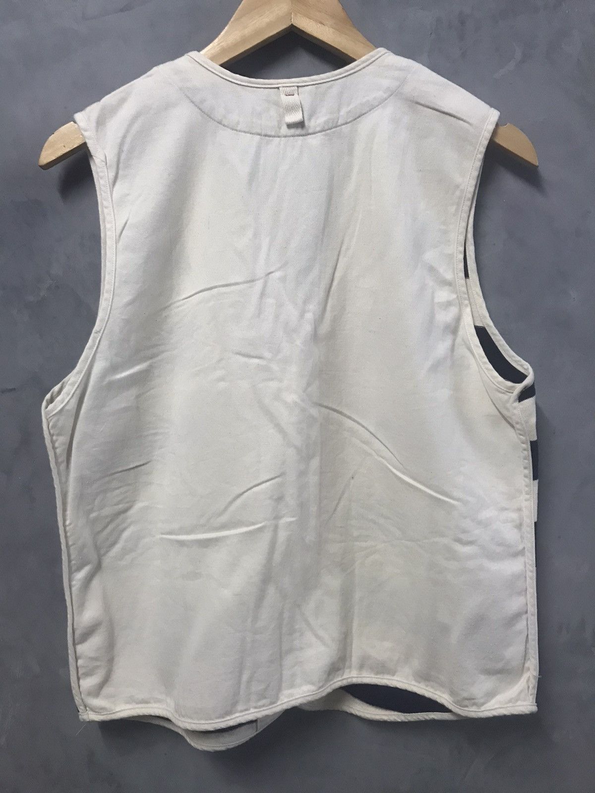 Indigo × Japanese Brand Boston Nine Mil-spec Stripes Thick Cotton Vest Size US M / EU 48-50 / 2 - 6 Thumbnail