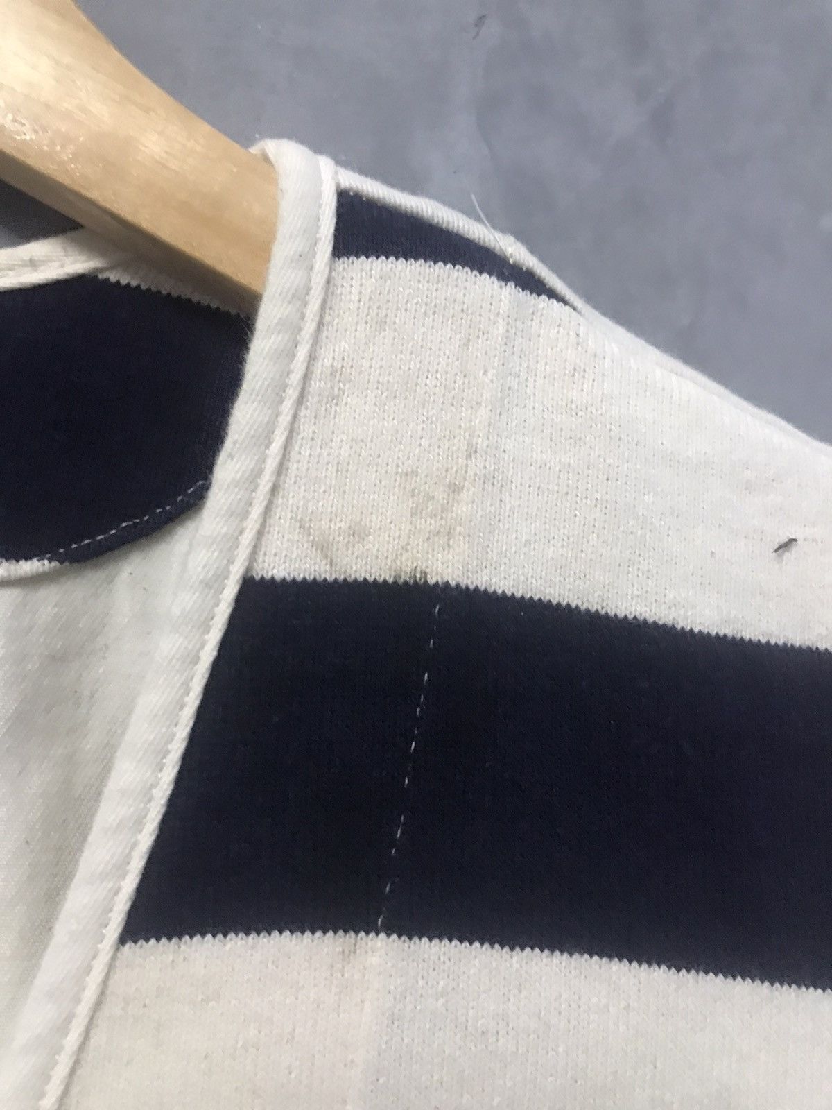 Indigo × Japanese Brand Boston Nine Mil-spec Stripes Thick Cotton Vest Size US M / EU 48-50 / 2 - 14 Thumbnail