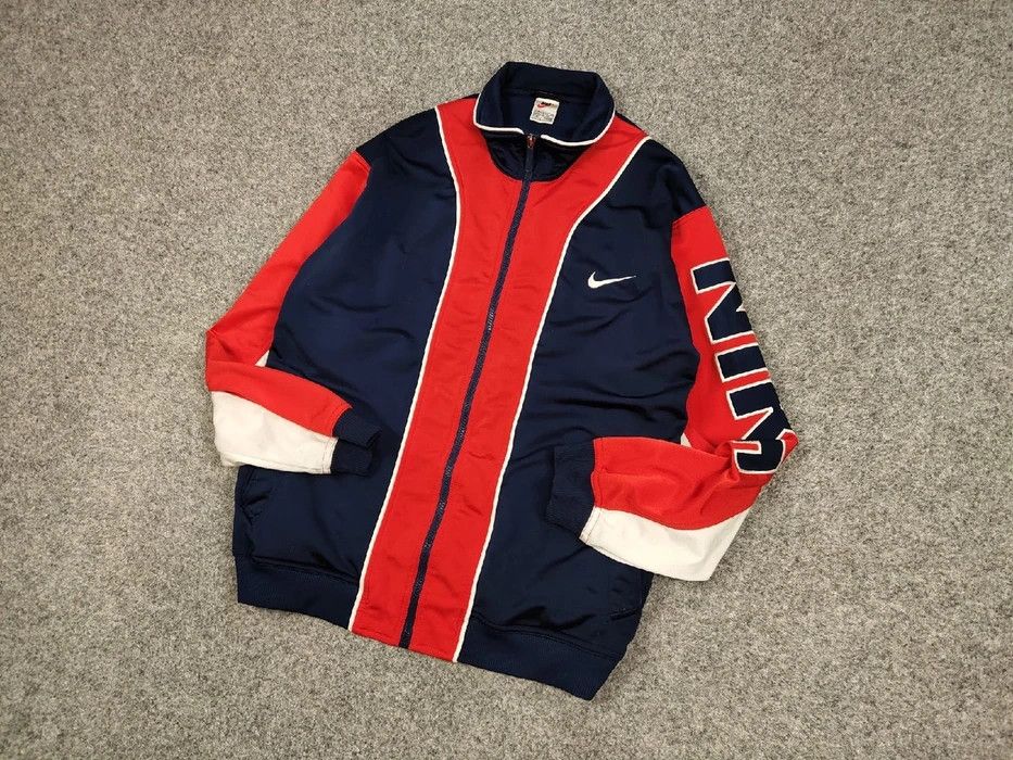 Nike Vintage 90's Nike Swoosh Sweatshirt Olympic Hype y2k Size US XL / EU 56 / 4 - 1 Thumbnail