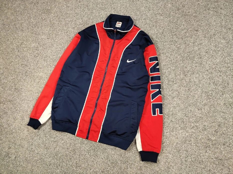 Nike Vintage 90's Nike Swoosh Sweatshirt Olympic Hype y2k Size US XL / EU 56 / 4 - 3 Thumbnail