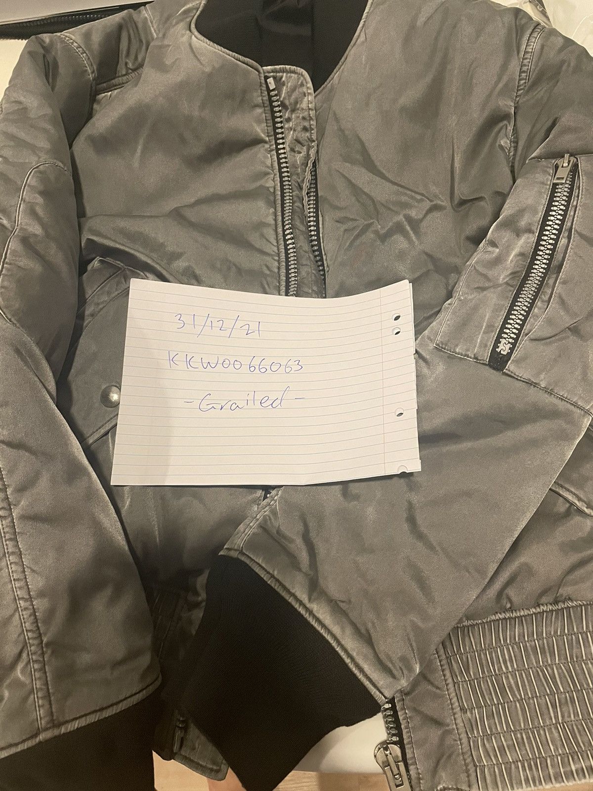 Maison Margiela Grey Bomber Size US M / EU 48-50 / 2 - 6 Thumbnail