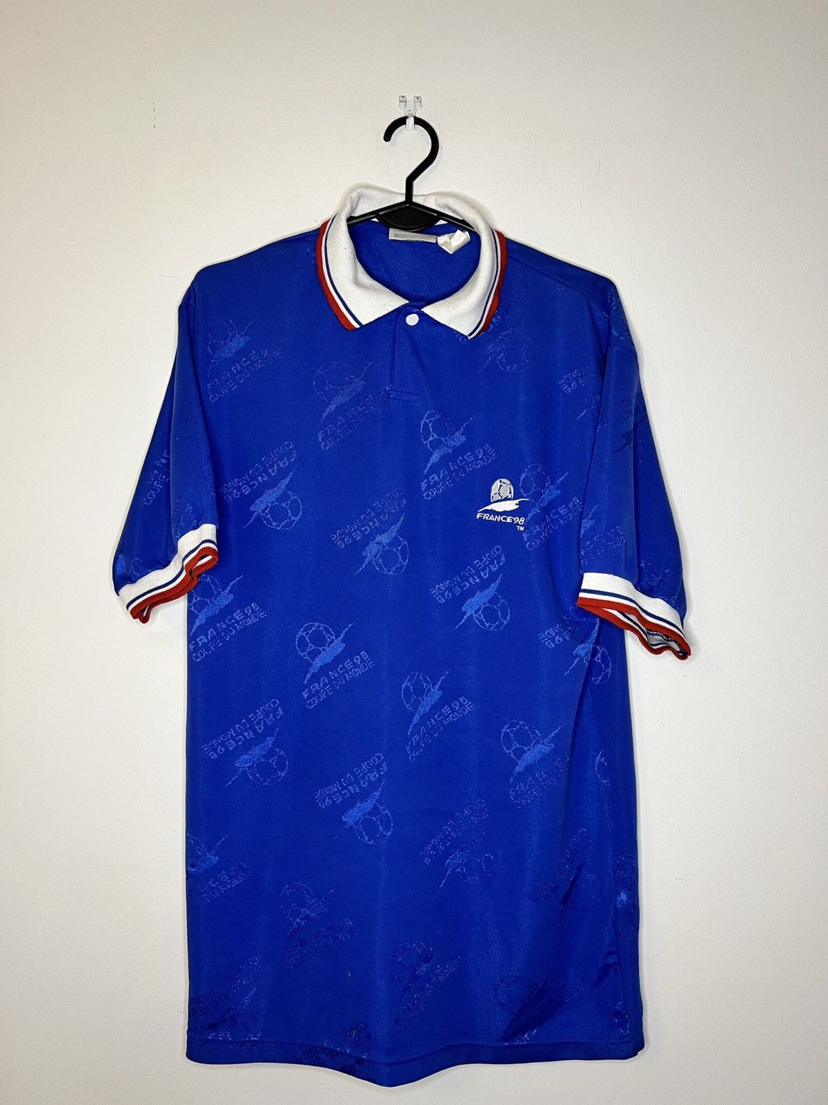 T-shirt France 98 avec autographes football jersey maillot