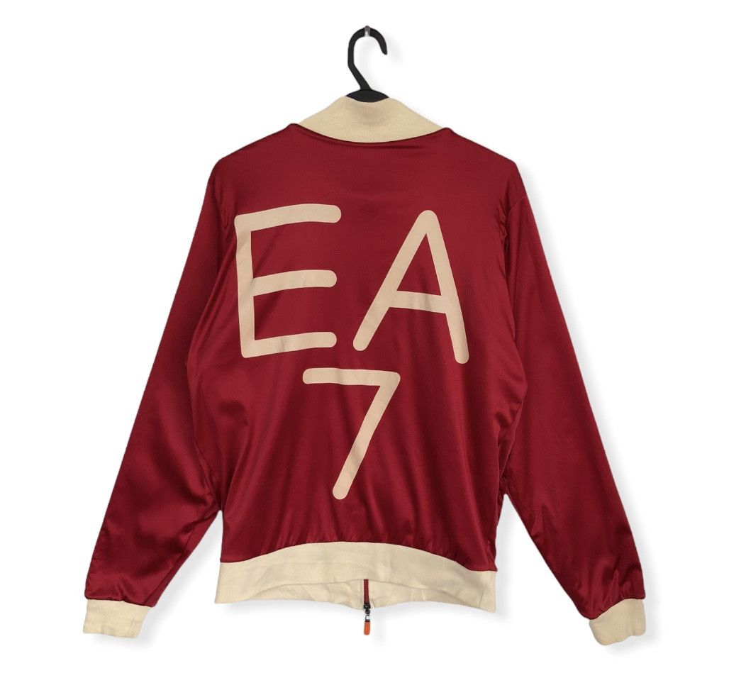 Emporio Armani EA7 REVERSIBLE SATIN/COTTON RED JACKET Size US M / EU 48-50 / 2 - 1 Thumbnail