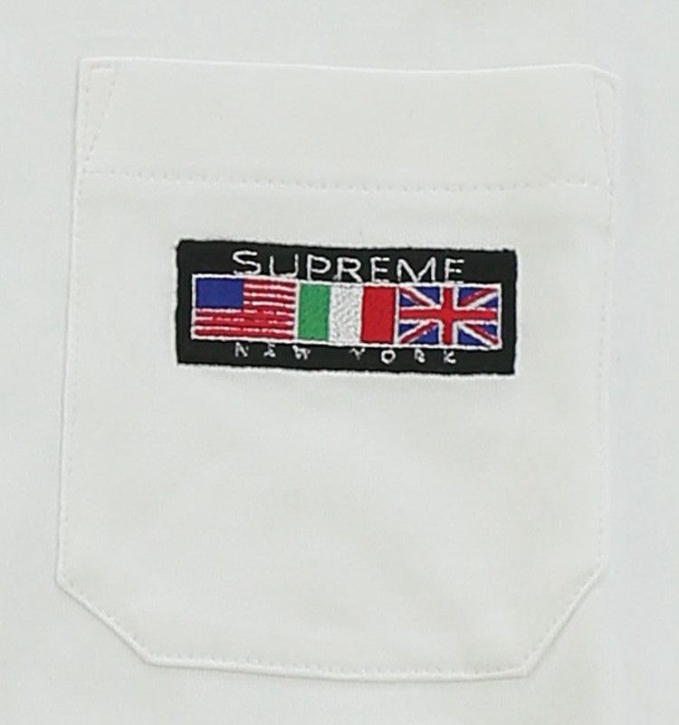 Supreme Flags L/S Pocket Tee Size US M / EU 48-50 / 2 - 2 Thumbnail