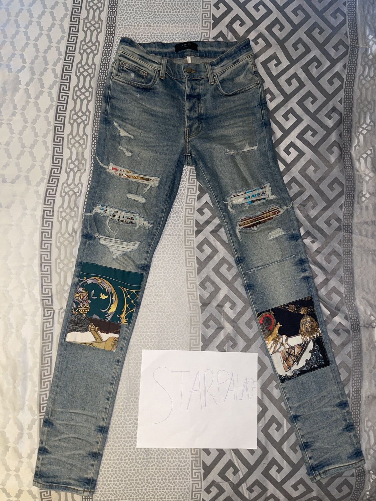 Amiri Scarf Jeans