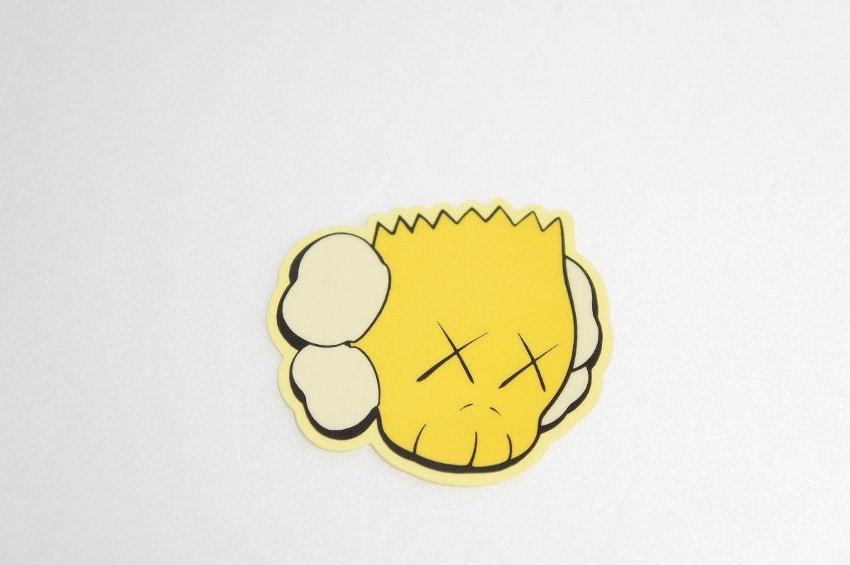 Kaws Deadstock 1999 Kaws Hectic Kimpsons Bart Sticker | Grailed