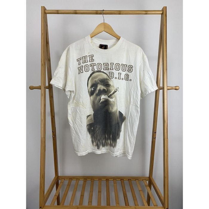 The Notorious BIG Rap Sweatshirt, Men's Size M cotton Charcoal Vintage Second Hand