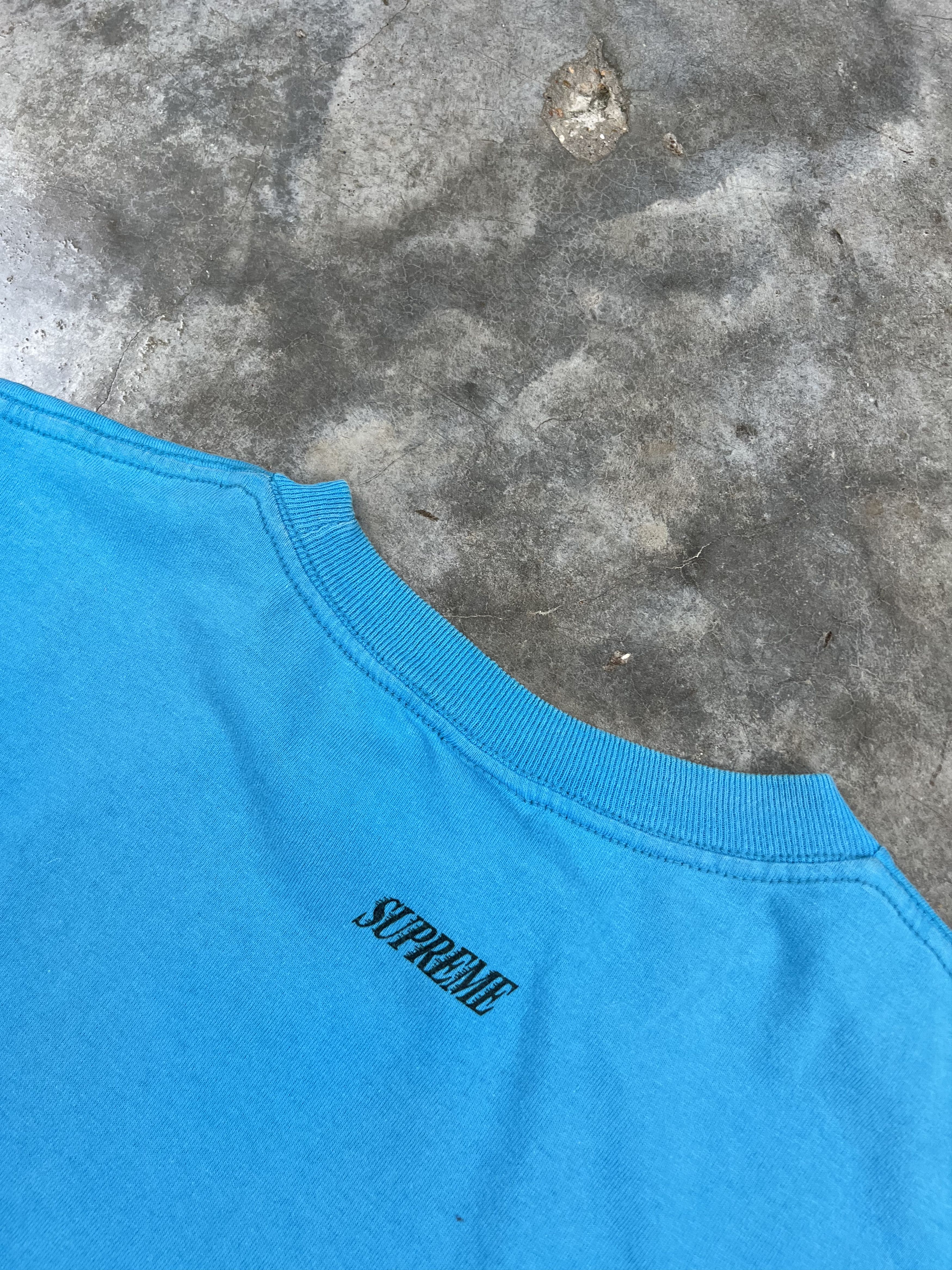 Supreme Supreme Fuck The Police Badge Tee Teal Large SS08 Size US L / EU 52-54 / 3 - 4 Thumbnail