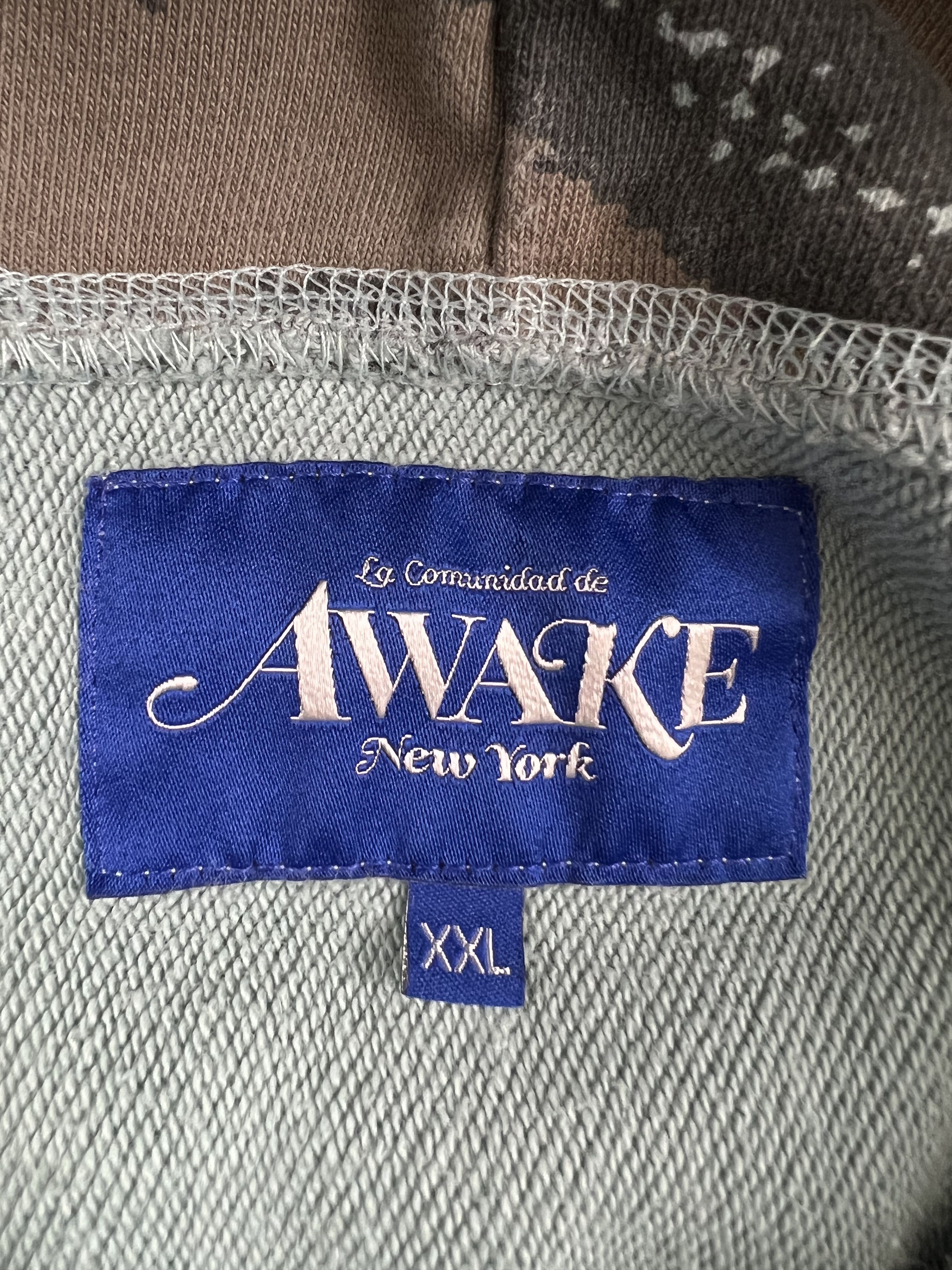 Awake NY Awake NY College Logo Leopard Print Hoodie 2XL / XXL Size US XXL / EU 58 / 5 - 4 Thumbnail