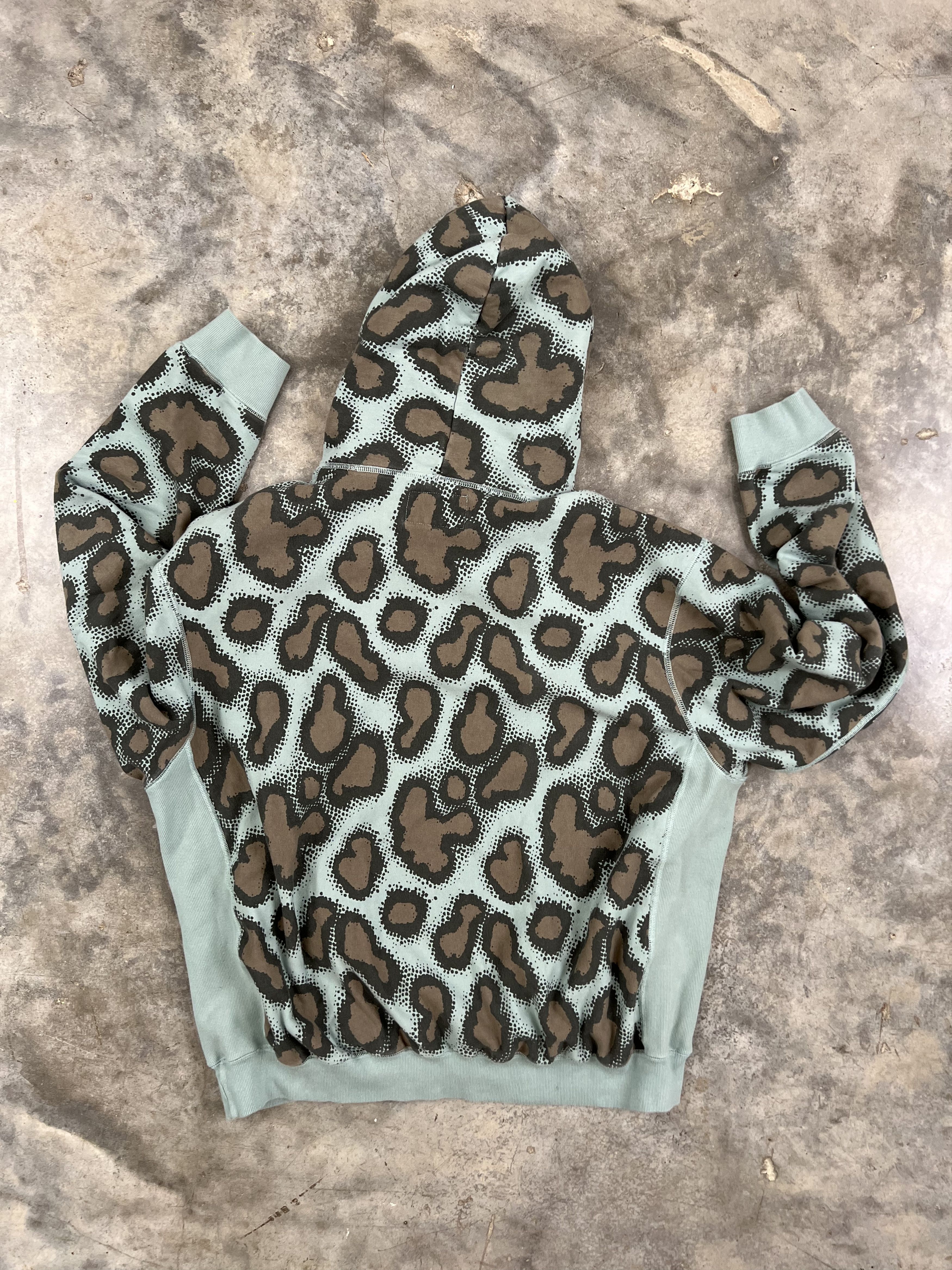 Awake NY Awake NY College Logo Leopard Print Hoodie 2XL / XXL Size US XXL / EU 58 / 5 - 3 Thumbnail