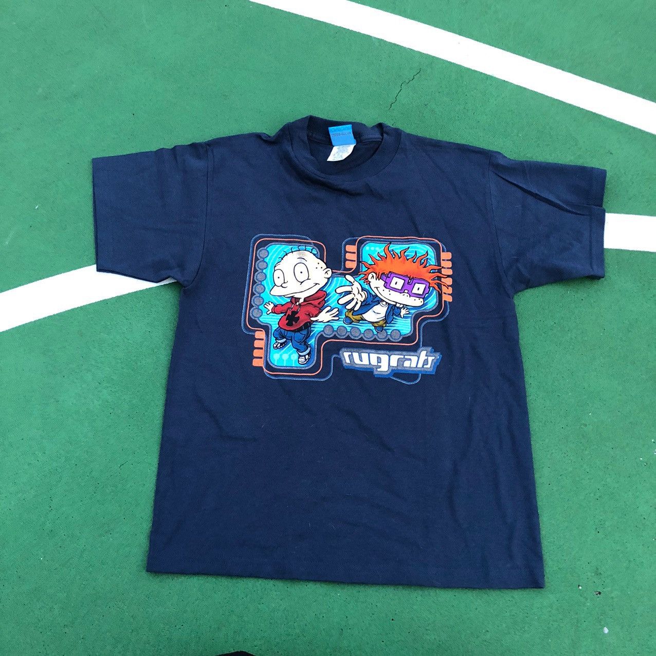Nickelodeon 1997 Rugrats Tommy & Chuckie T Shirt Nickelodeon kidcore 90s Size US S / EU 44-46 / 1 - 2 Thumbnail