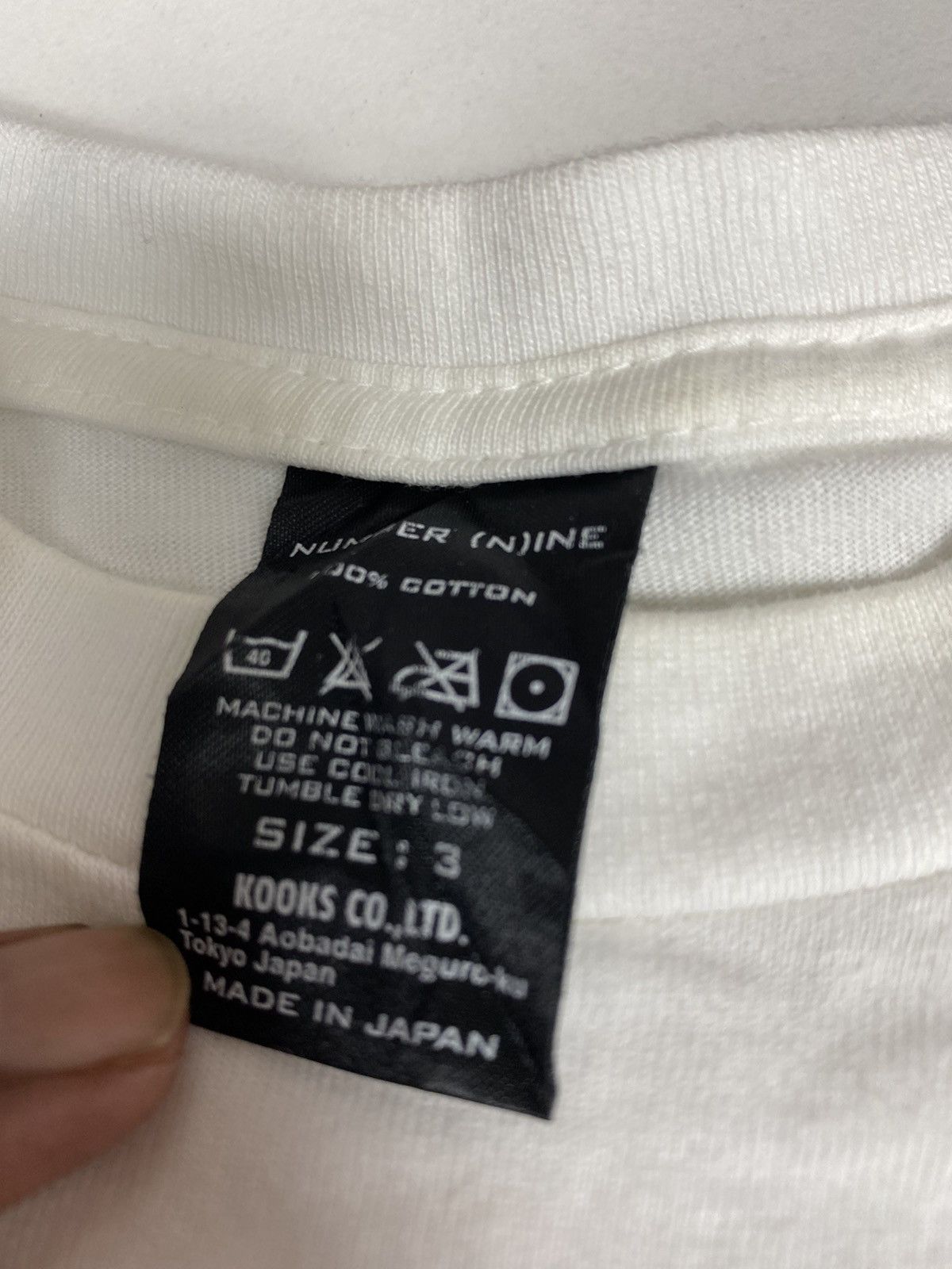 Number (N)ine Number (N)ine Size US L / EU 52-54 / 3 - 5 Thumbnail