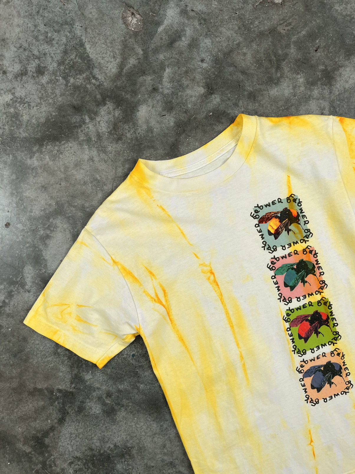 Golf Wang Golf Wang Vertical Bee Logo Tee Yellow Tie Dye Small S Size US S / EU 44-46 / 1 - 2 Thumbnail