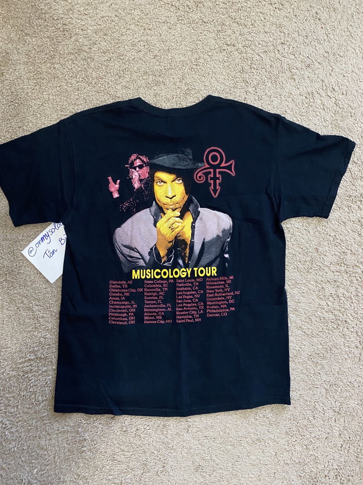 Band Tees × Vintage Vintage Prince Musicology Tour Size US L / EU 52-54 / 3 - 3 Thumbnail