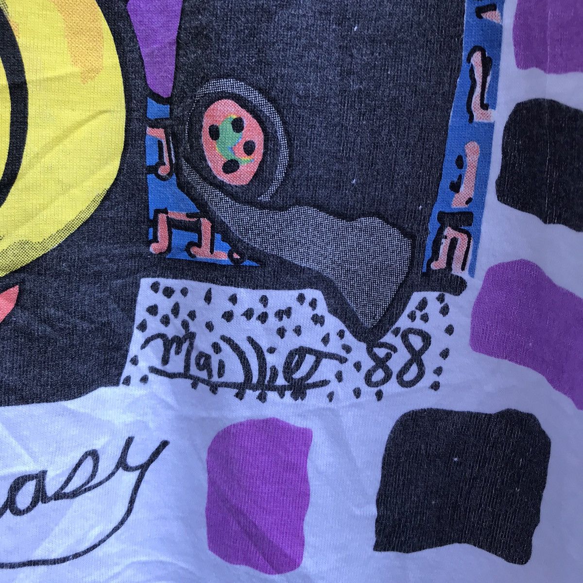 Arts & Science Vintage 90s MYLES MAILLIE art tee rare van gogh dali picasso Size US L / EU 52-54 / 3 - 3 Thumbnail