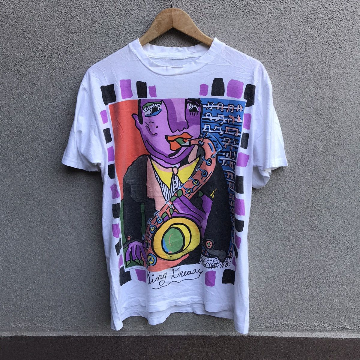 Arts & Science Vintage 90s MYLES MAILLIE art tee rare van gogh dali picasso Size US L / EU 52-54 / 3 - 1 Thumbnail