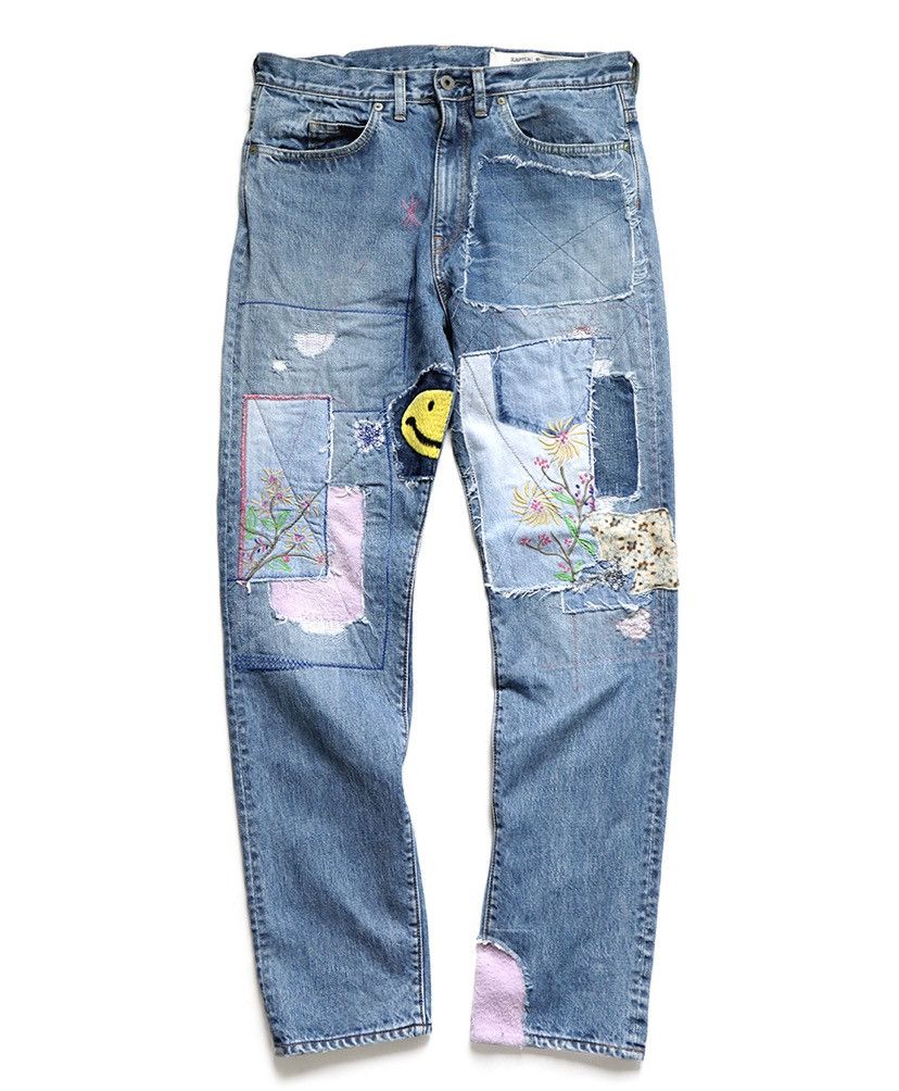 Kapital Kapital 14oz denim 5p pants gypsy patch remake 34inch Size US 34 / EU 50 - 1 Thumbnail