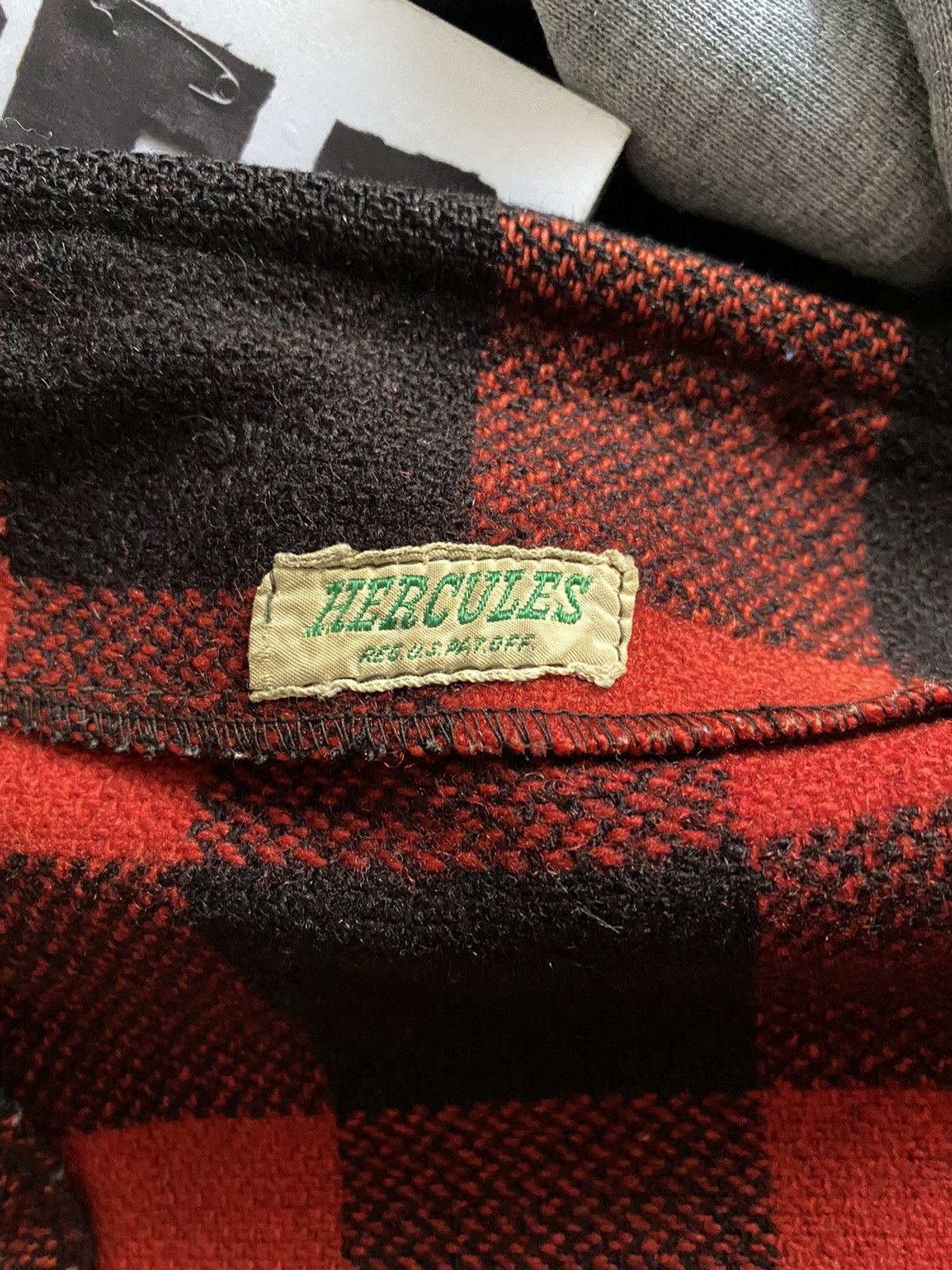 Sears × Vintage 40s/50s Hercules Buffalo Plaid Wool Jacket Size US M / EU 48-50 / 2 - 2 Thumbnail