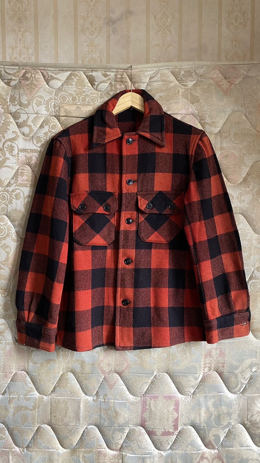 Sears × Vintage 40s/50s Hercules Buffalo Plaid Wool Jacket Size US M / EU 48-50 / 2 - 1 Thumbnail