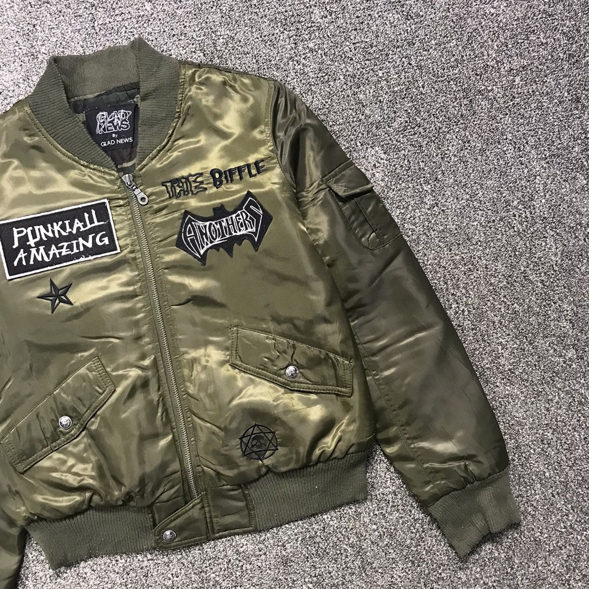 Japanese Brand Vintage The Biffle Anarchy Bomber Jacket Size US S / EU 44-46 / 1 - 3 Thumbnail