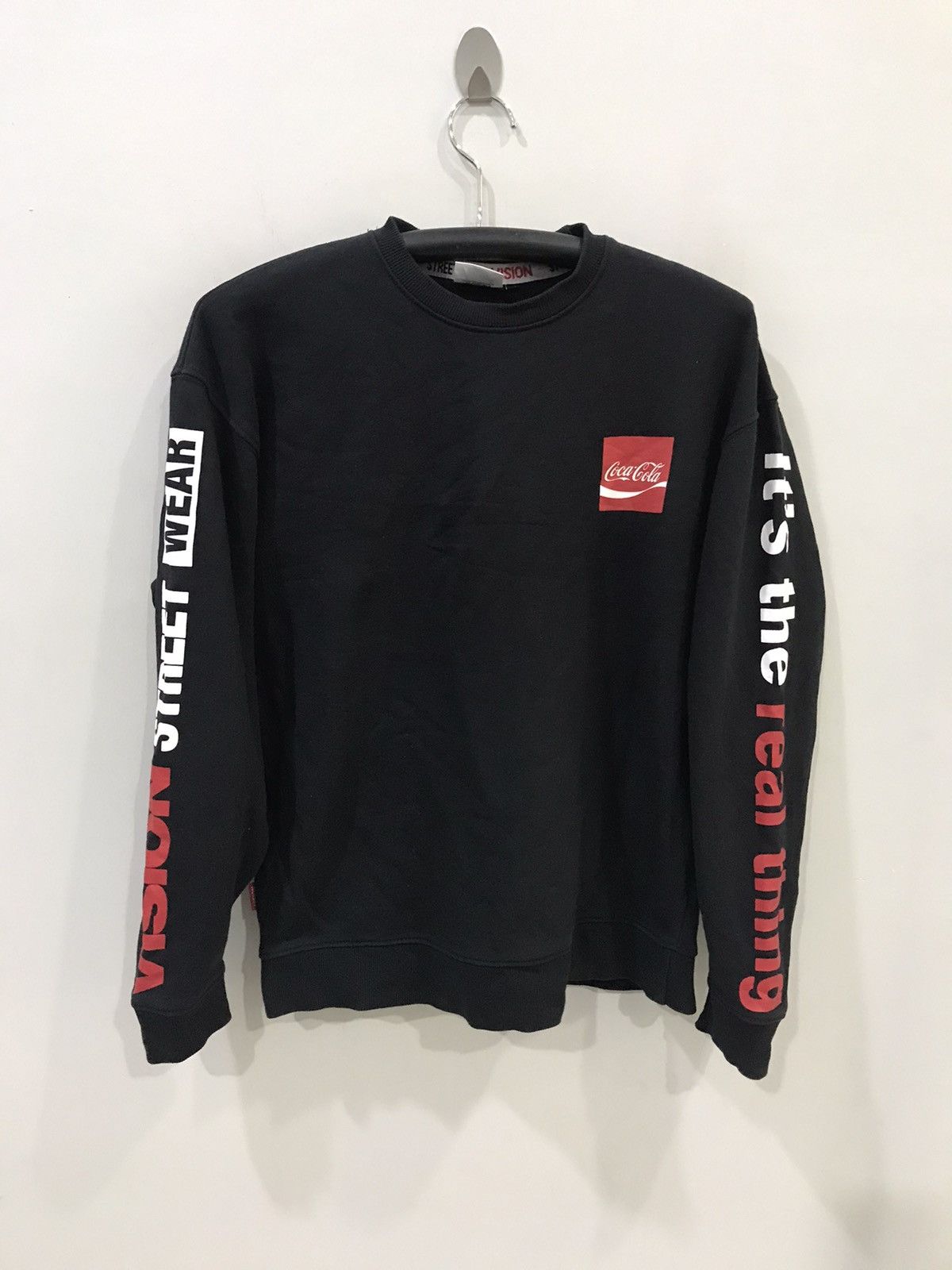 Coca Cola × Vision Streetwear Rare VISION X Coca Cola Side Tape Sweatshirt Size US M / EU 48-50 / 2 - 1 Thumbnail