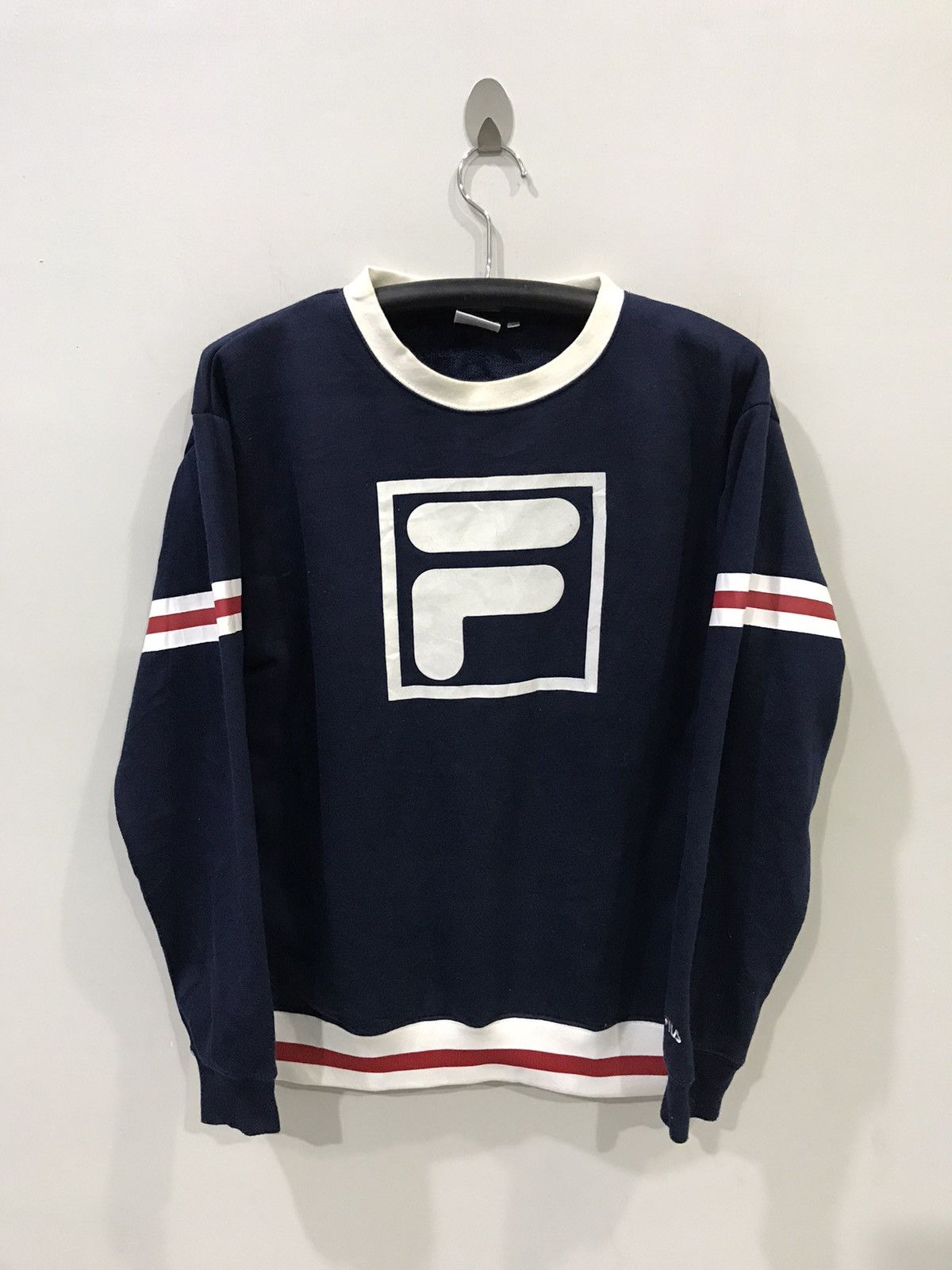 Fila Fila Stylish Big Logo Sweatshirt Size US M / EU 48-50 / 2 - 1 Thumbnail