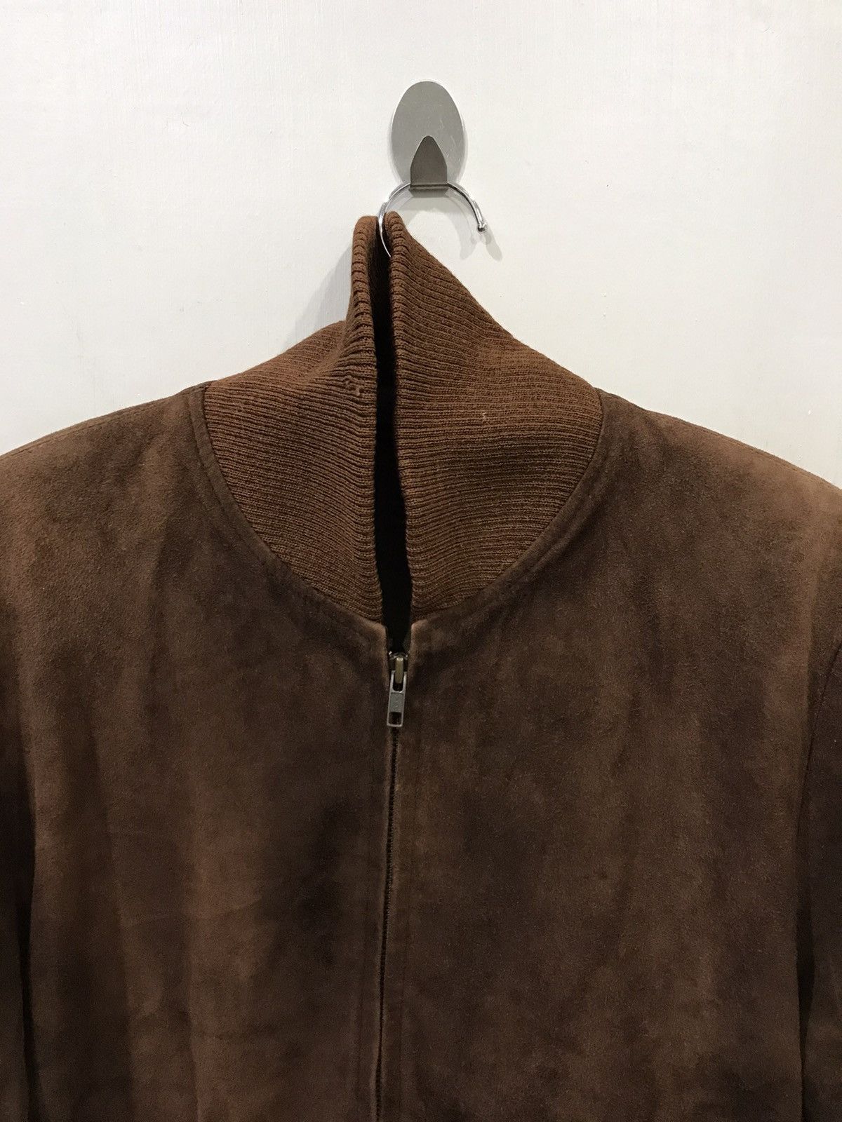 Genuine Leather Genuine Suede Brown Leather Jacket Size US M / EU 48-50 / 2 - 2 Thumbnail