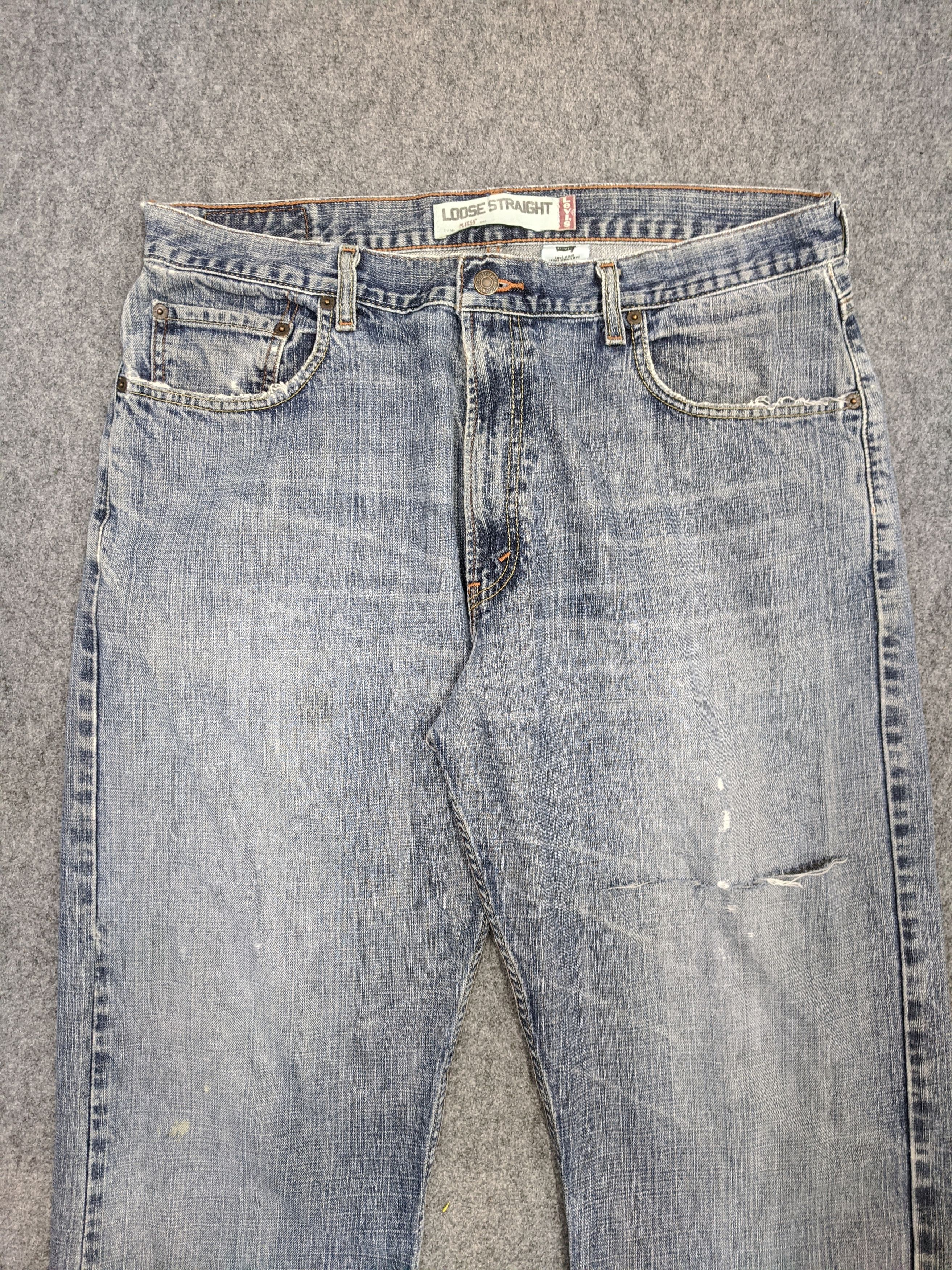 Levi's × Vintage Vintage Levis 569 Jeans DP0748 Size US 37 - 2 Thumbnail