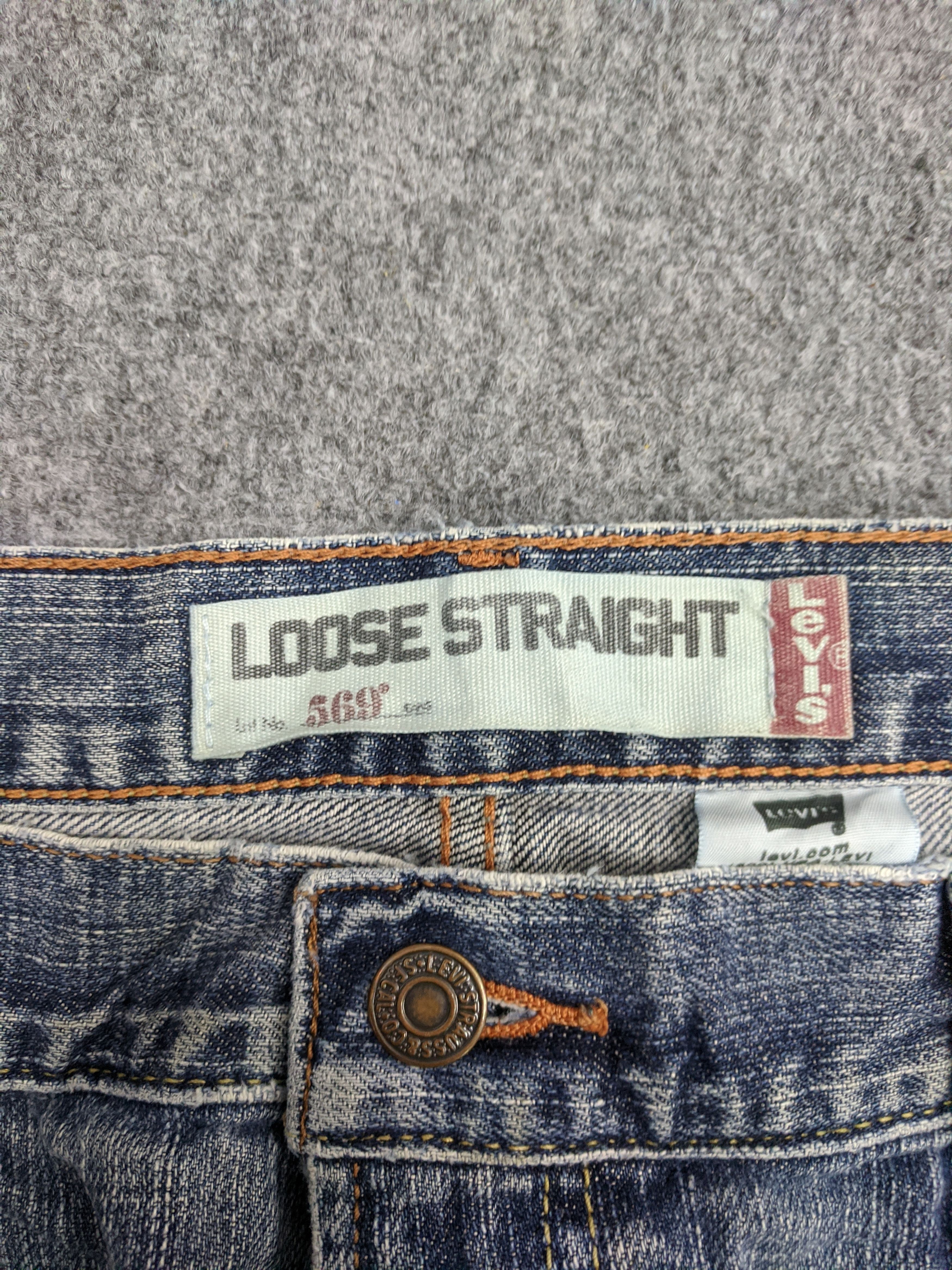 Levi's × Vintage Vintage Levis 569 Jeans DP0748 Size US 37 - 6 Thumbnail