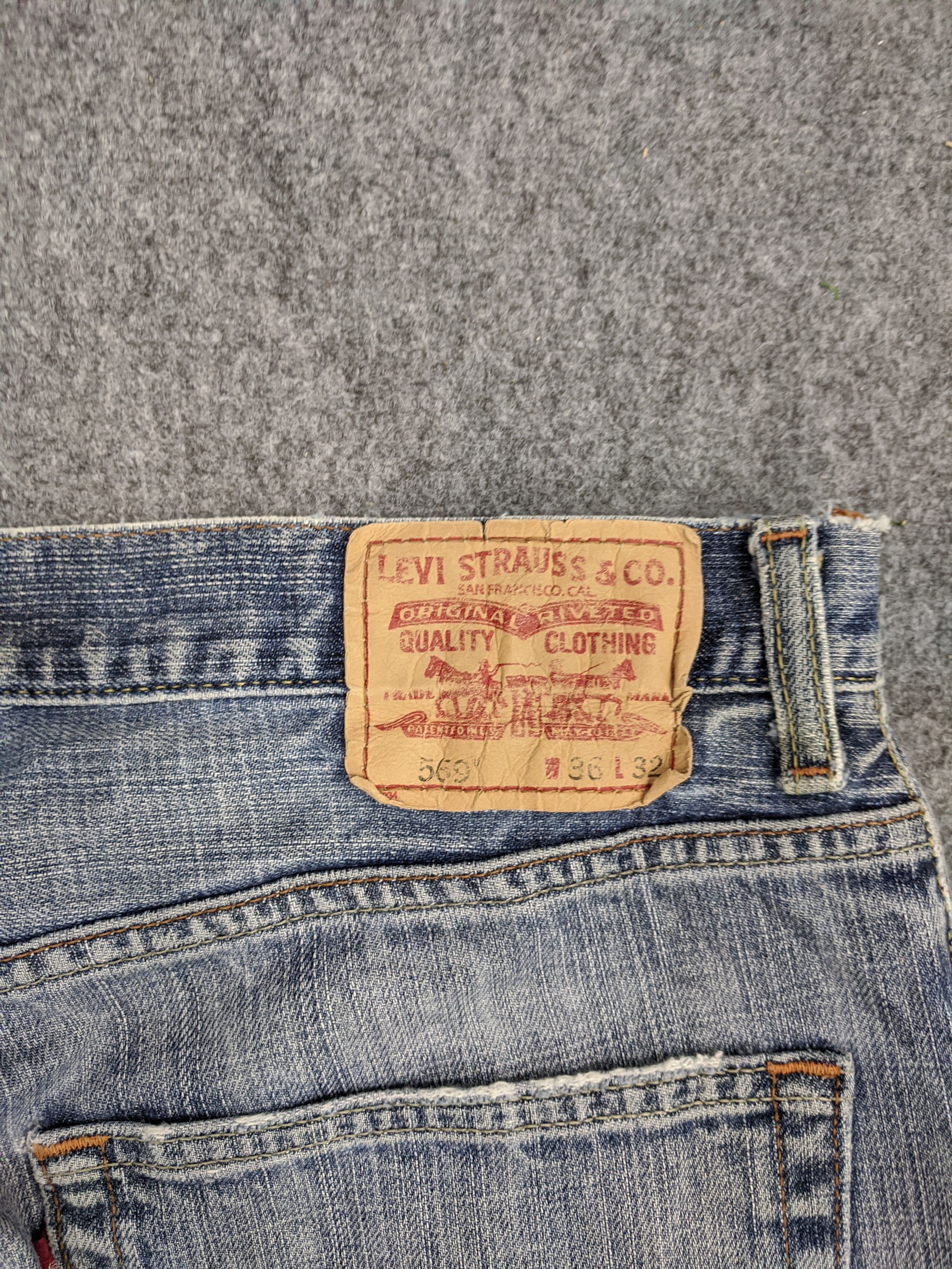 Levi's × Vintage Vintage Levis 569 Jeans DP0748 Size US 37 - 5 Thumbnail