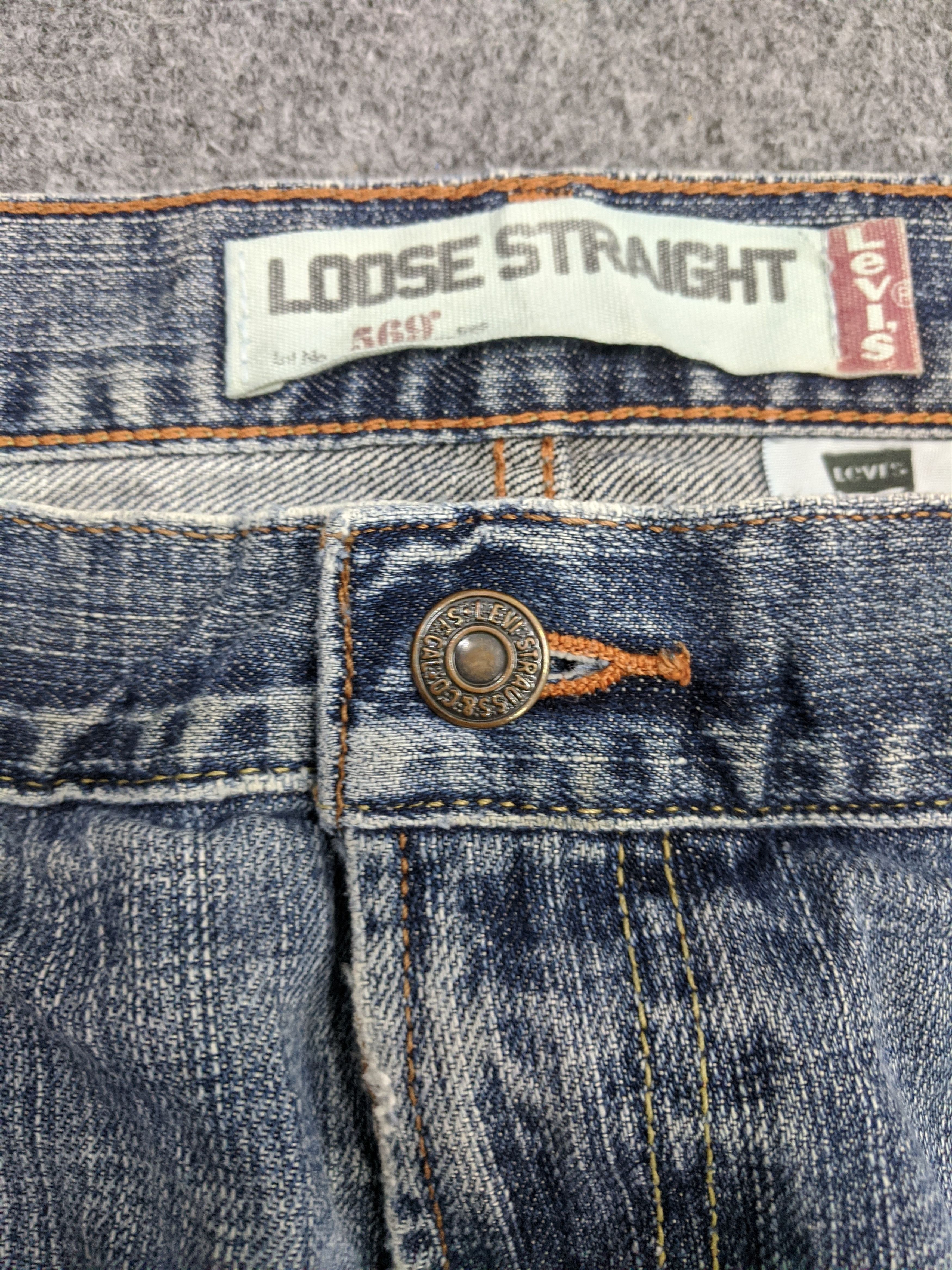 Levi's × Vintage Vintage Levis 569 Jeans DP0748 Size US 37 - 8 Thumbnail