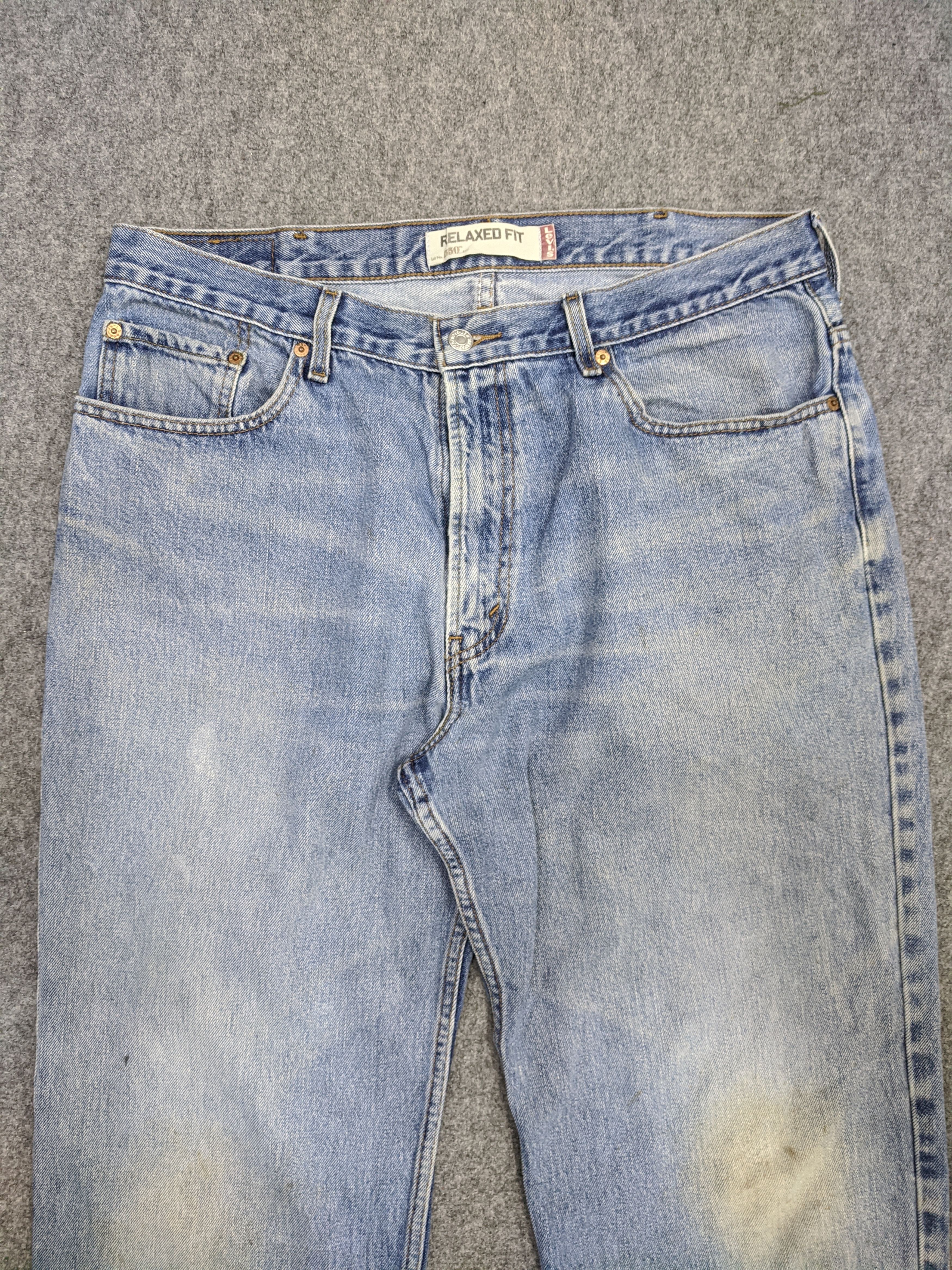Levi's × Vintage Vintage Levis 550 Jeans Lightwash Faded DP0746 Size US 37 - 2 Thumbnail