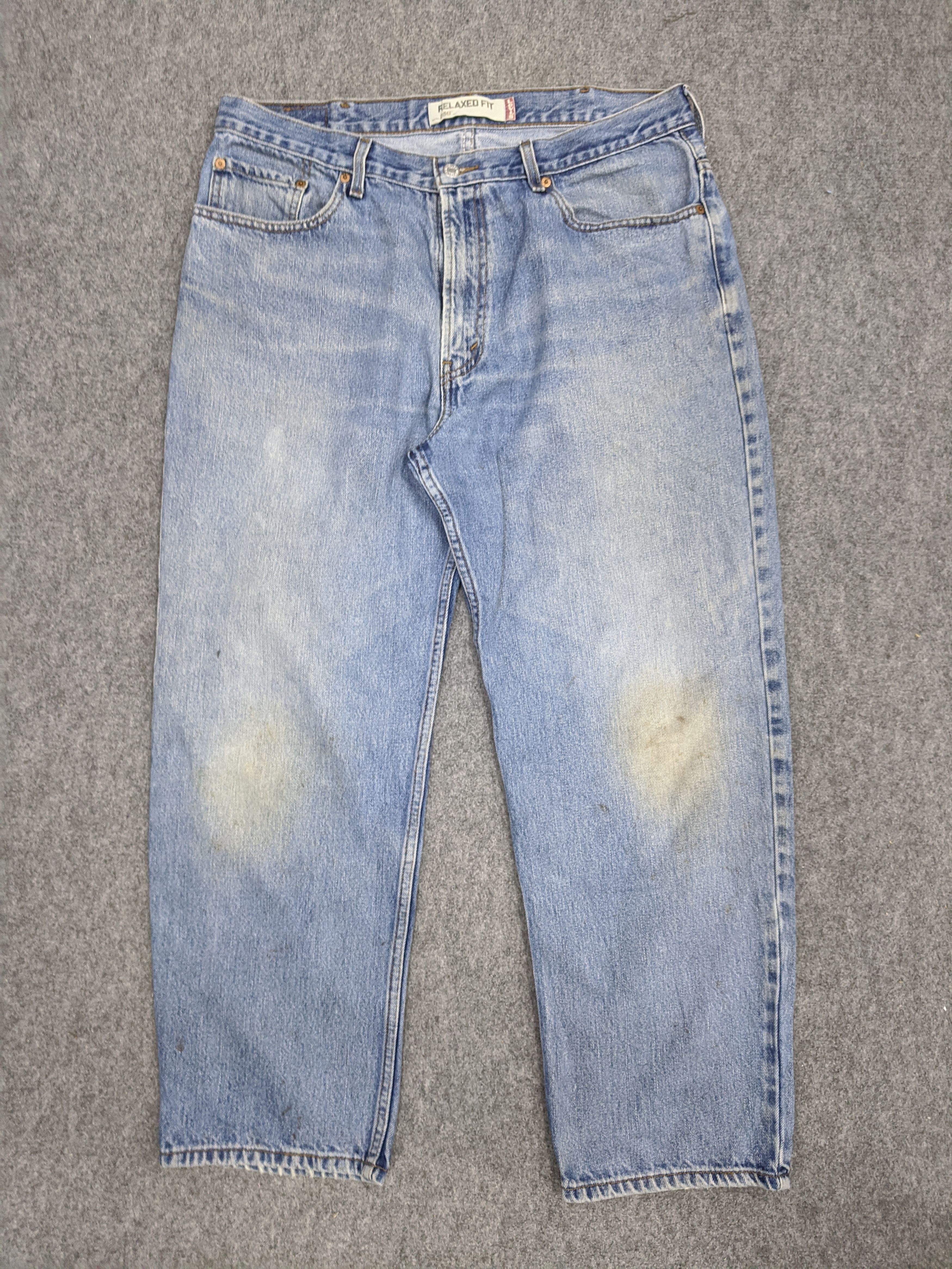 Levi's × Vintage Vintage Levis 550 Jeans Lightwash Faded DP0746 Size US 37 - 1 Thumbnail