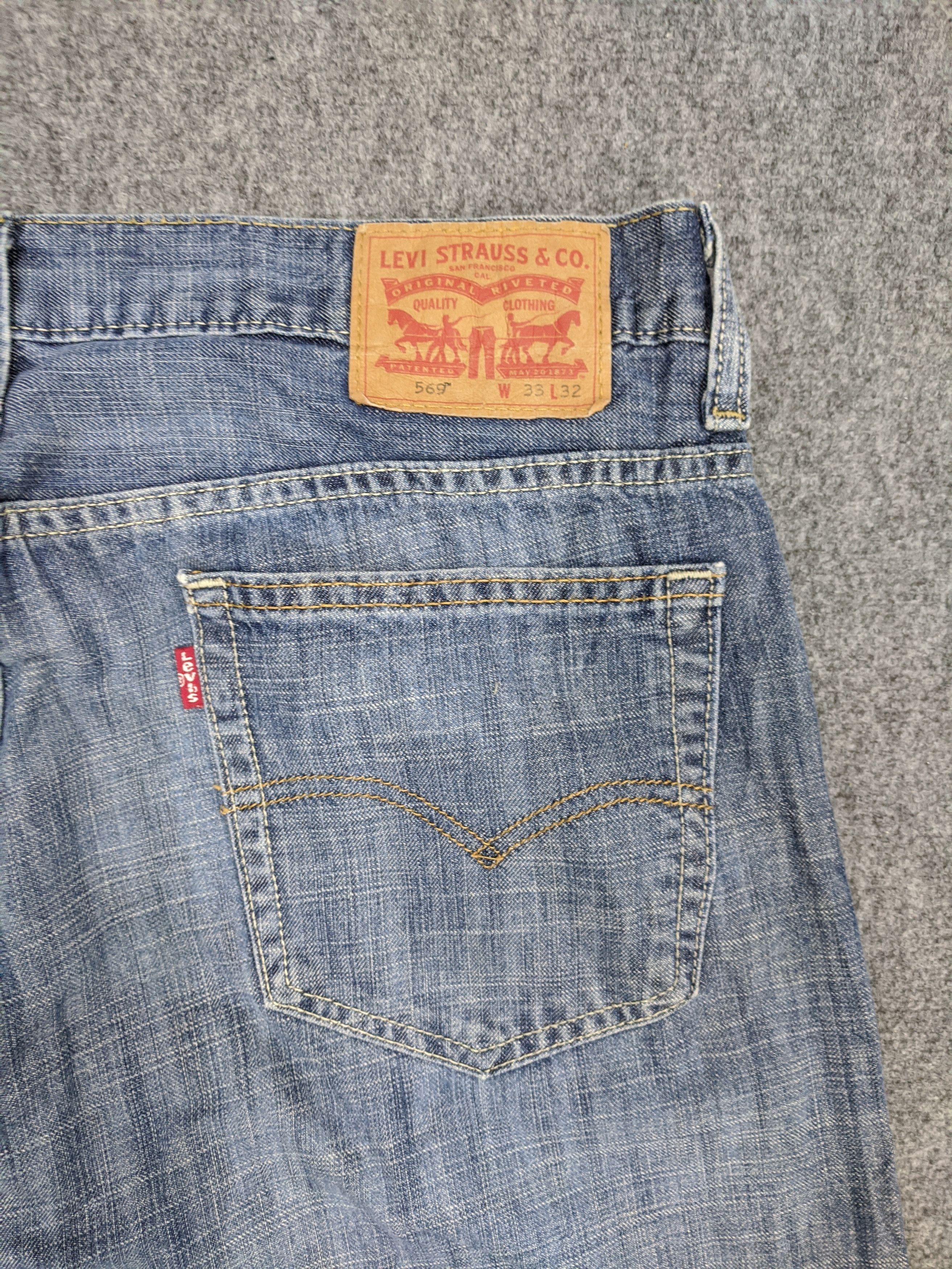 Levi's Vintage Levis 569 Jeans DP0902 Size US 35 - 10 Thumbnail