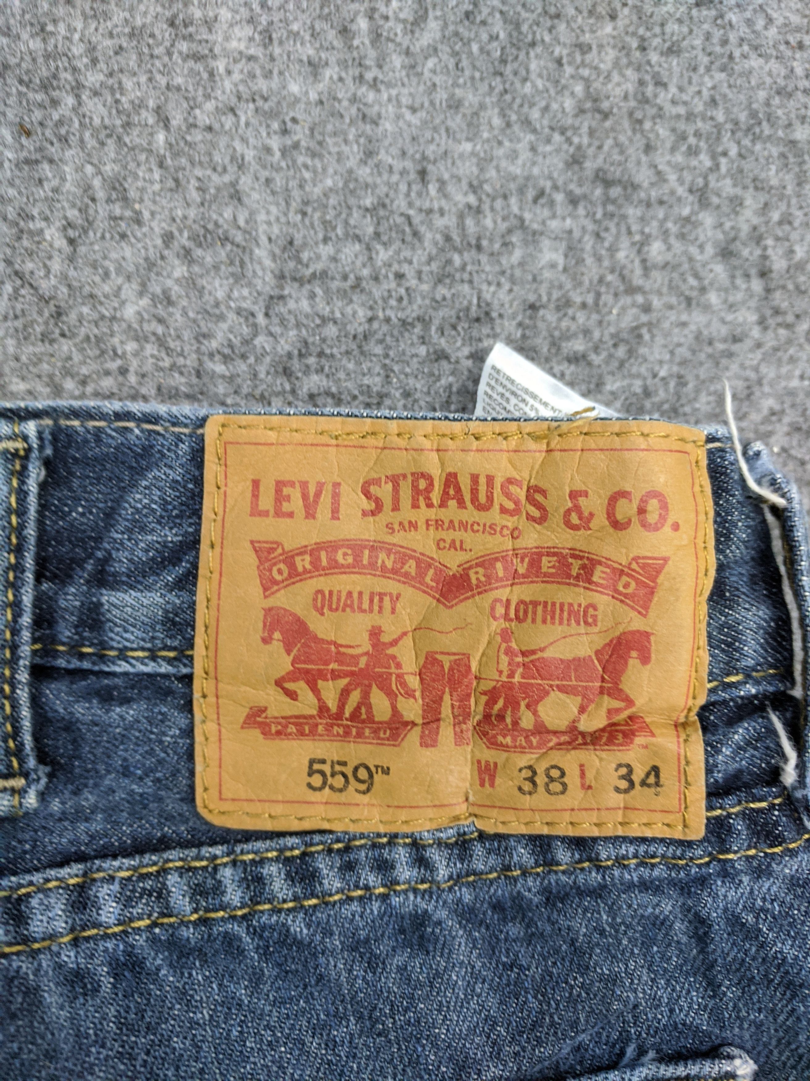Levi's Vintage Levis 559 Jeans DP0899 Size US 39 - 5 Thumbnail
