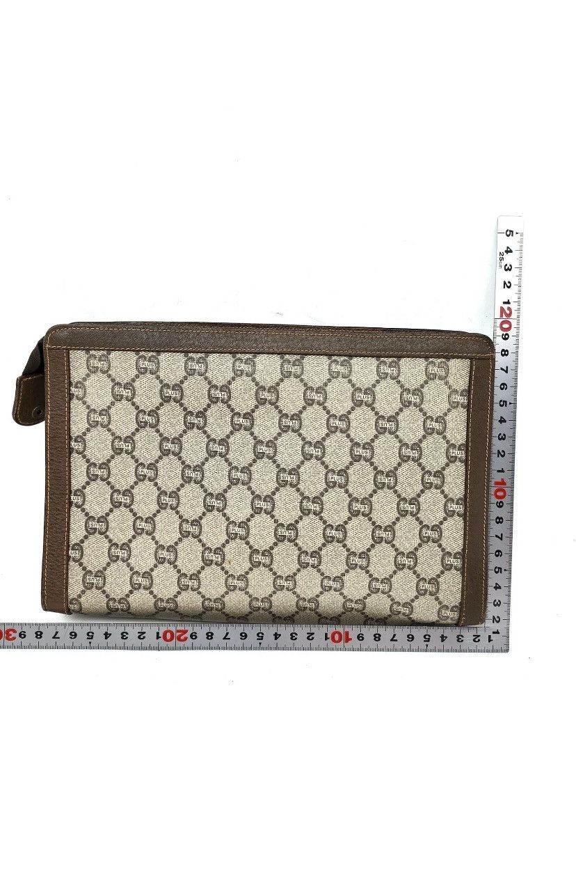 Gucci × Vintage Authentic Vintage GUCCI PLUS GG Clutch Size ONE SIZE - 3 Thumbnail