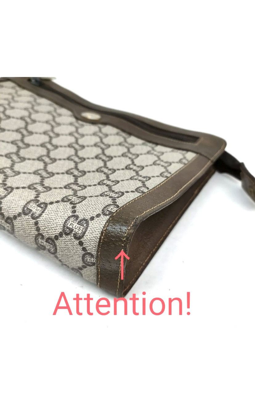 Gucci × Vintage Authentic Vintage GUCCI PLUS GG Clutch Size ONE SIZE - 6 Thumbnail