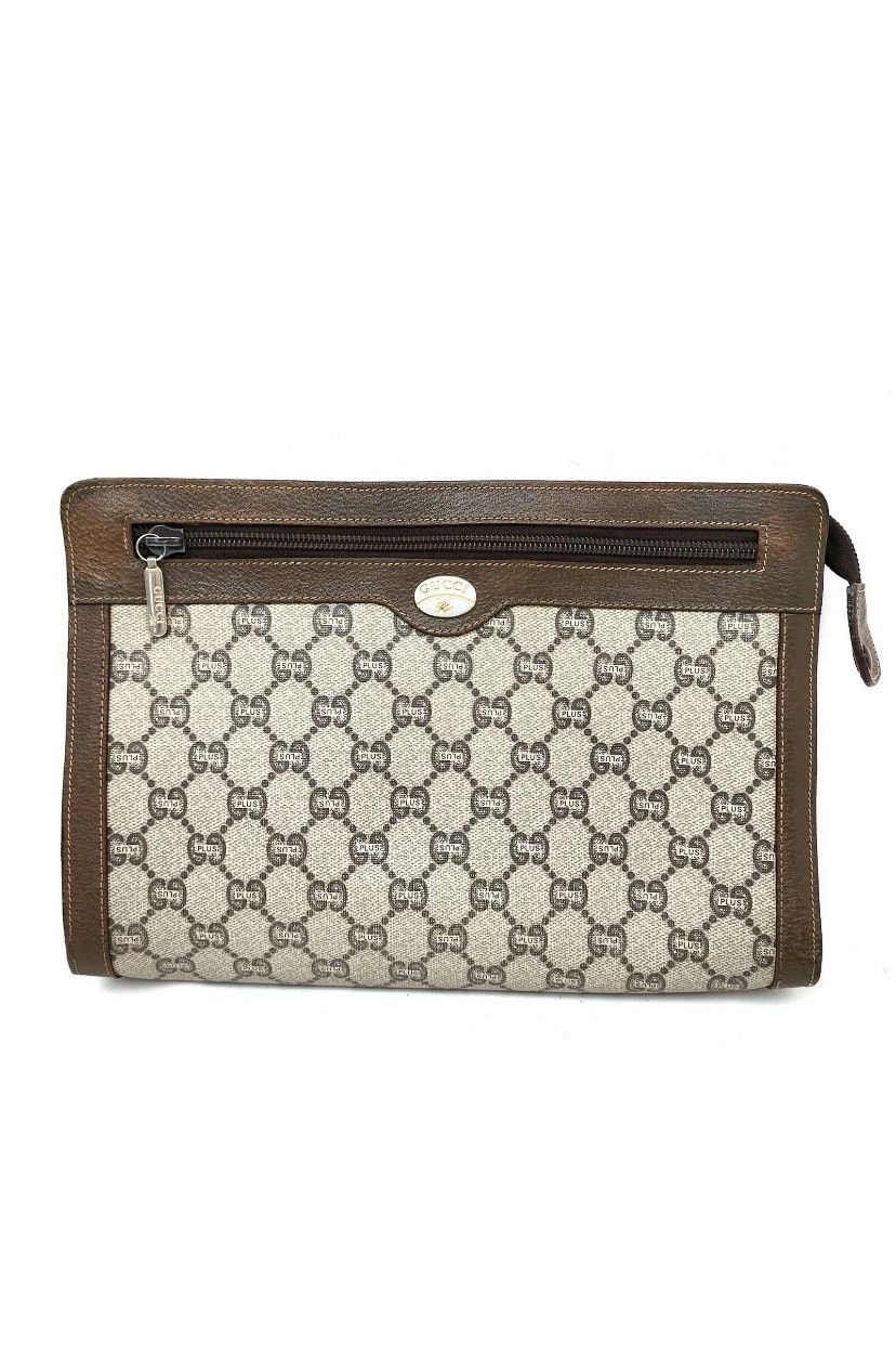 Gucci × Vintage Authentic Vintage GUCCI PLUS GG Clutch Size ONE SIZE - 2 Thumbnail