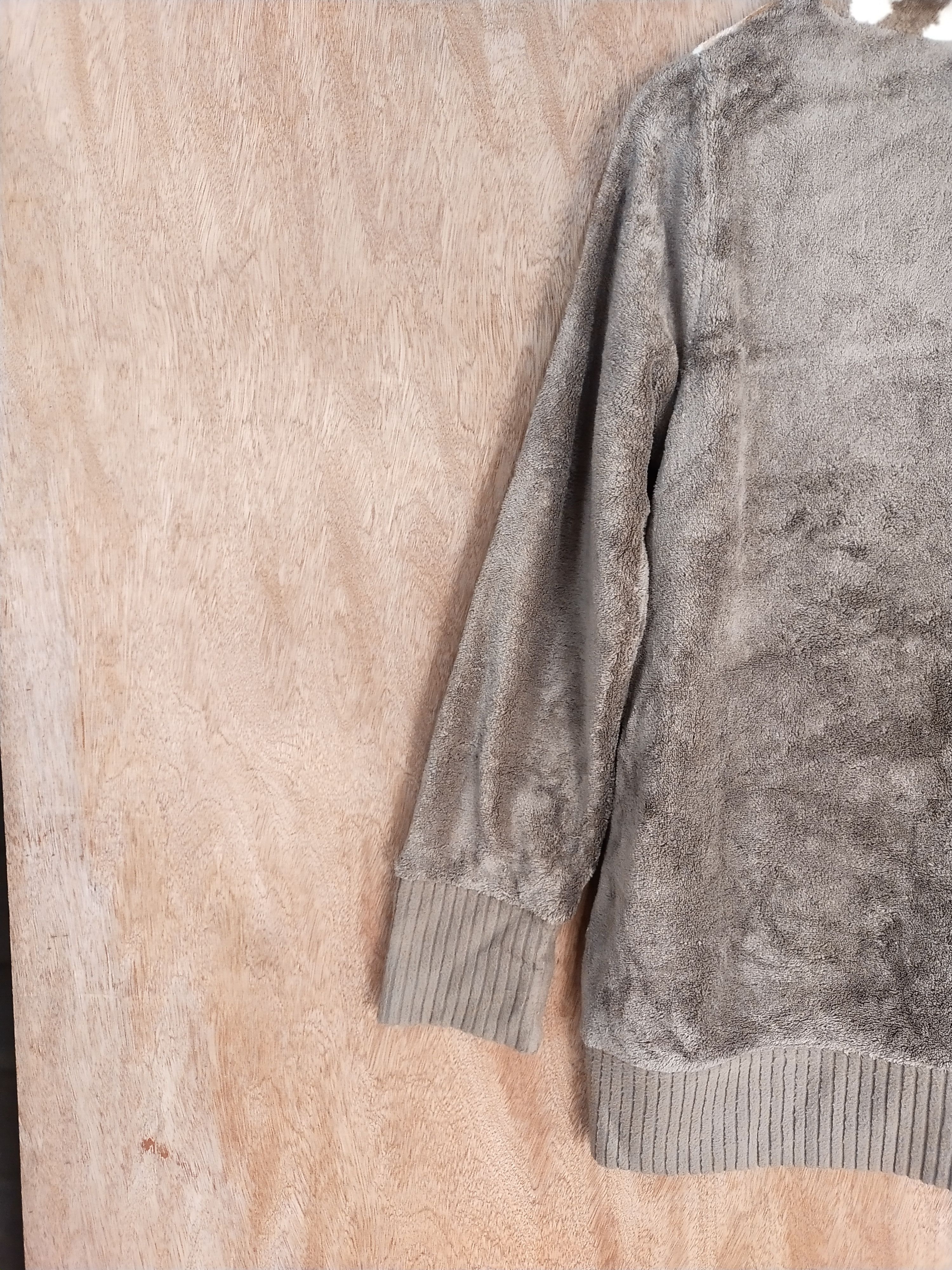 Homespun Knitwear × Japanese Brand Theoria cardigan art fleece brown Knitwear #S099 Size US M / EU 48-50 / 2 - 12 Thumbnail