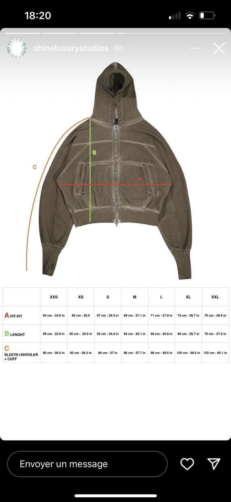 Other Shine luxury MEGALOMANE cargo hoodie -STANDALONE Size US L / EU 52-54 / 3 - 12 Thumbnail