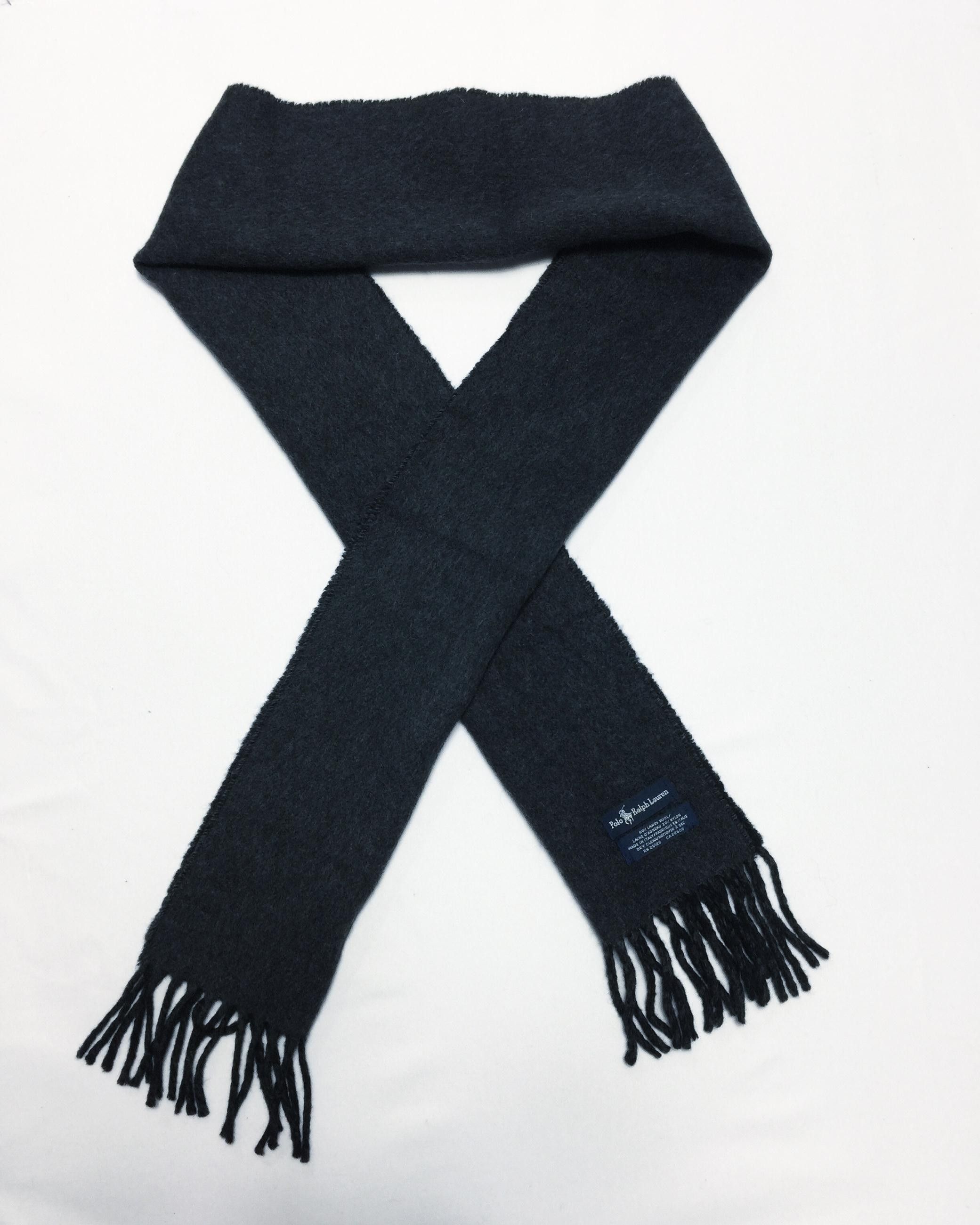 Polo Ralph Lauren Polo Ralph Lauren Lamb Wool Muffler Scarf Made in Italy RL Size ONE SIZE - 1 Thumbnail