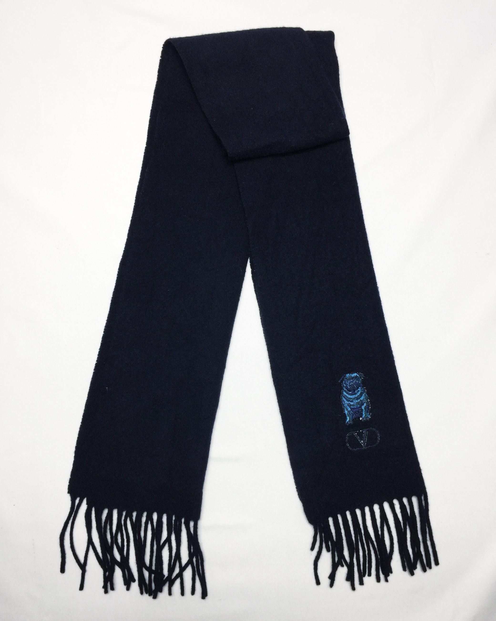 Valentino Vintage 90s Oliver by Valentino Muffler Scarf Made in Italy Size ONE SIZE - 5 Thumbnail