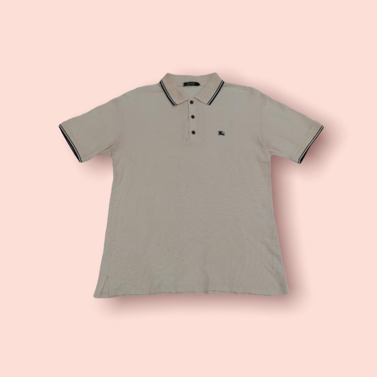 Burberry × Designer × Vintage VINTAGE BURBERRY BLACK LABEL POLO SHIRT Size US M / EU 48-50 / 2 - 1 Thumbnail