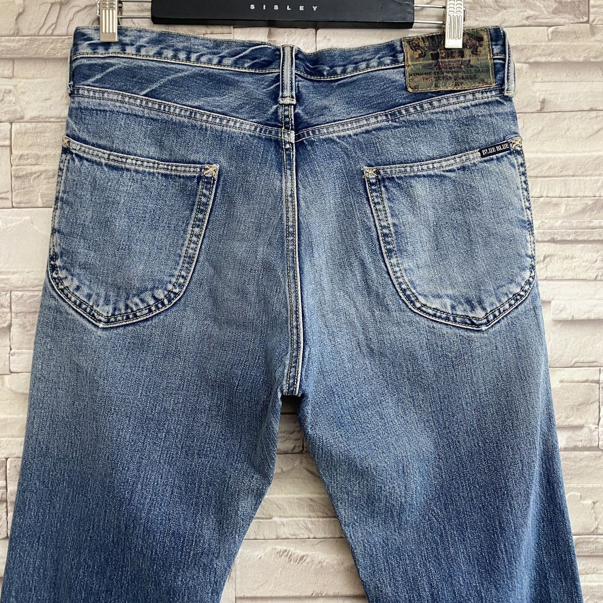 Blue Blue Japan Blue Blue Japan Denim Light Wash Jeans Size US 32 / EU 48 - 10 Thumbnail