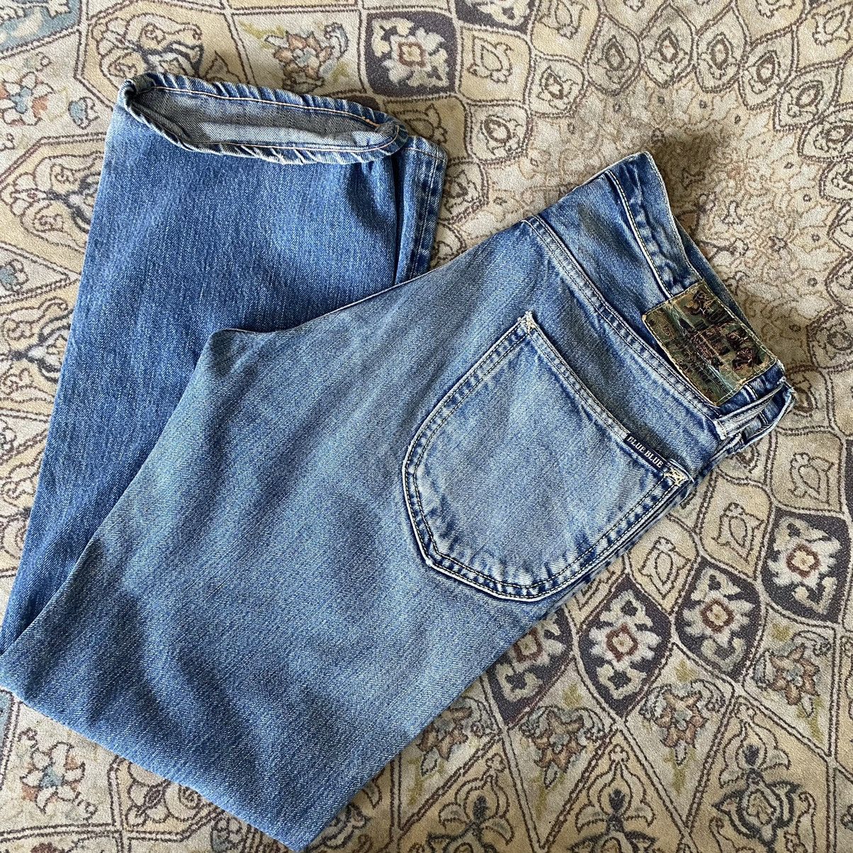 Blue Blue Japan Blue Blue Japan Denim Light Wash Jeans Size US 32 / EU 48 - 13 Thumbnail