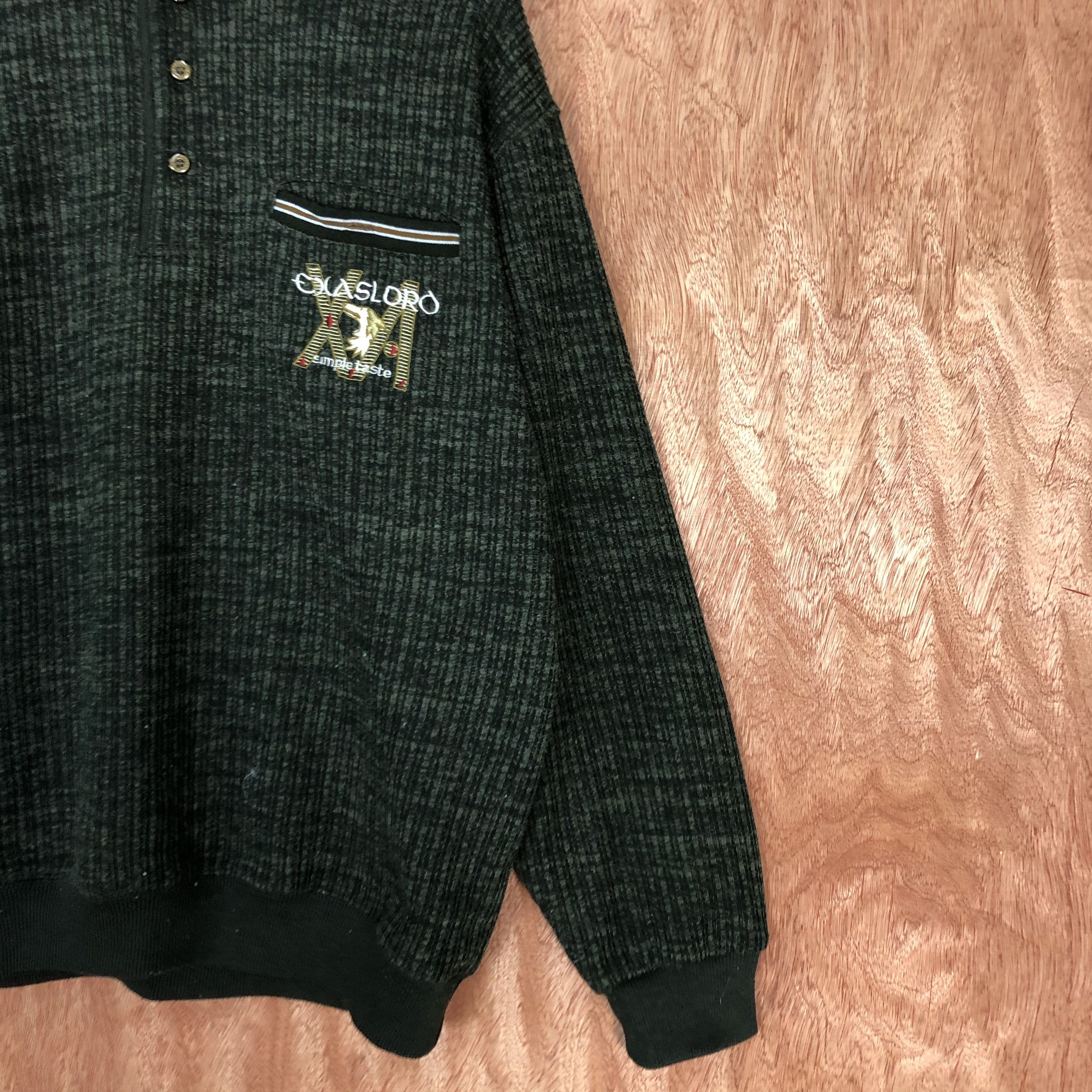 Vintage ExasLord Green Knitwear sweatshirt japan vintage #6063 Size US L / EU 52-54 / 3 - 5 Thumbnail