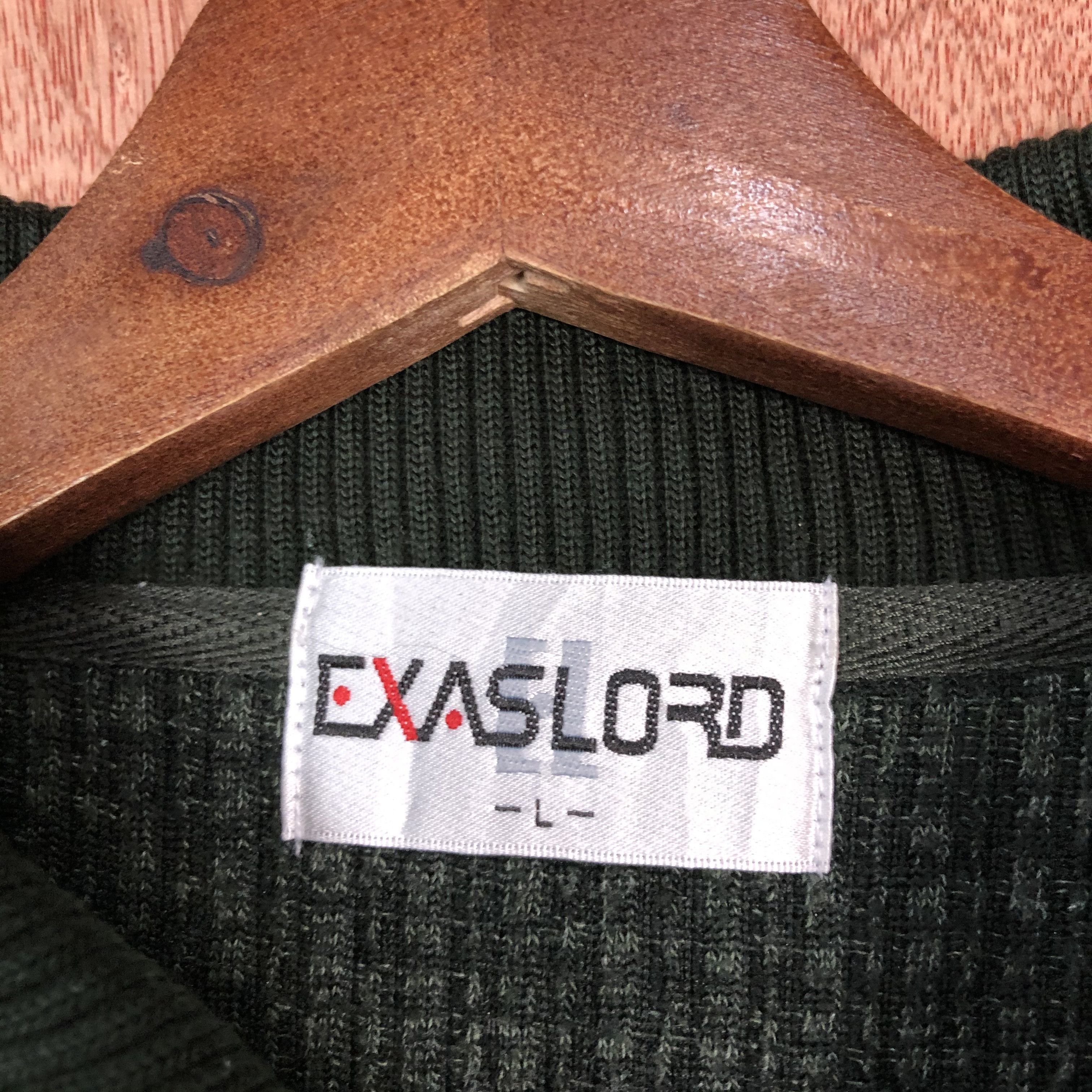 Vintage ExasLord Green Knitwear sweatshirt japan vintage #6063 Size US L / EU 52-54 / 3 - 9 Thumbnail