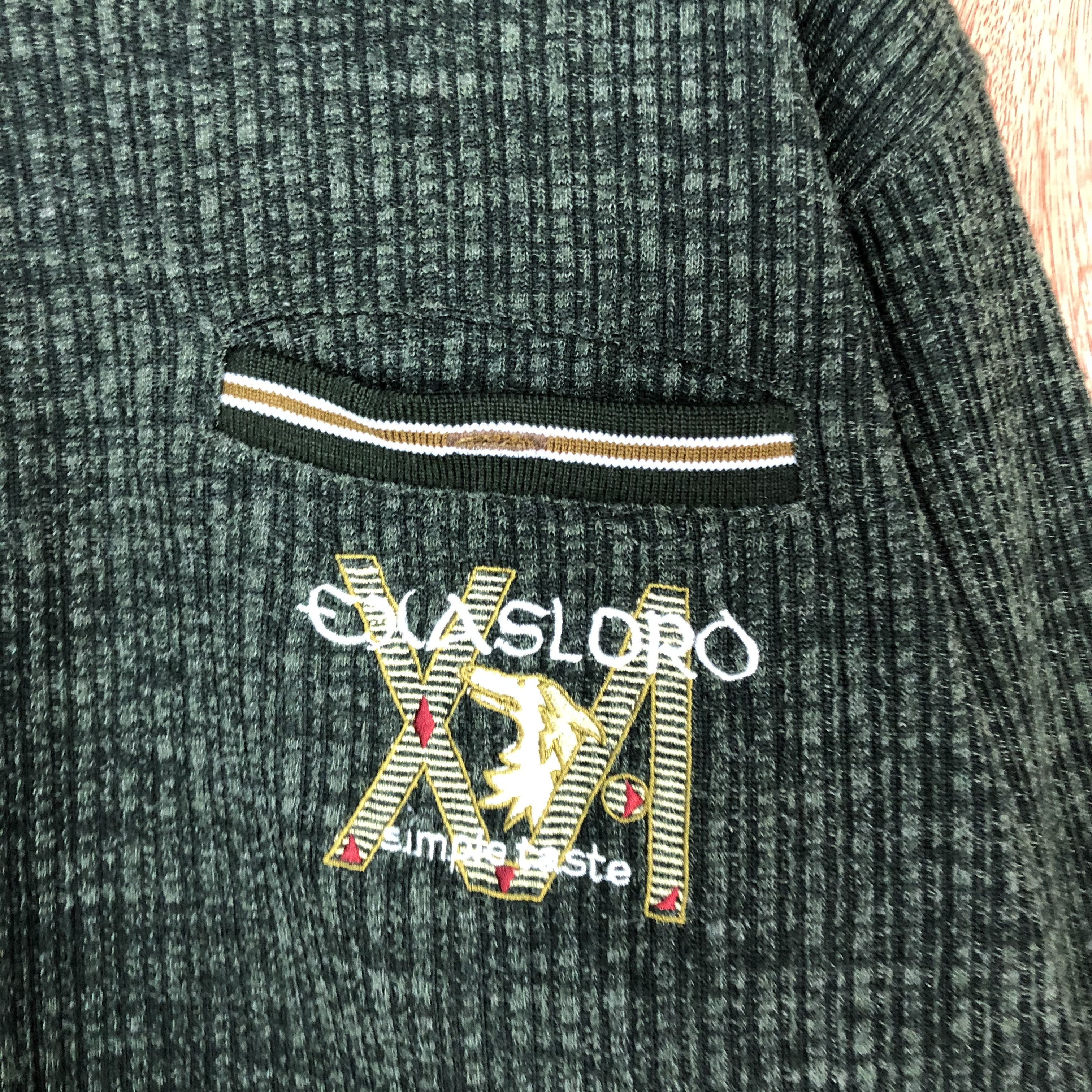 Vintage ExasLord Green Knitwear sweatshirt japan vintage #6063 Size US L / EU 52-54 / 3 - 8 Thumbnail