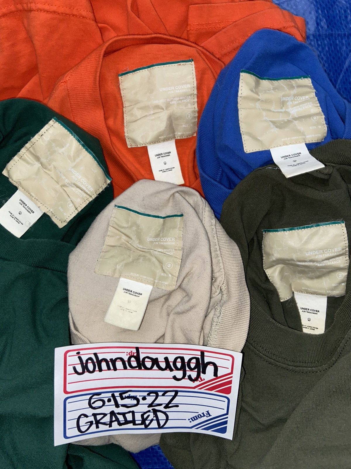 Undercover Lot of 5 AW99 Undercover Ambivalence “Ten” Shirts Size US M / EU 48-50 / 2 - 7 Thumbnail